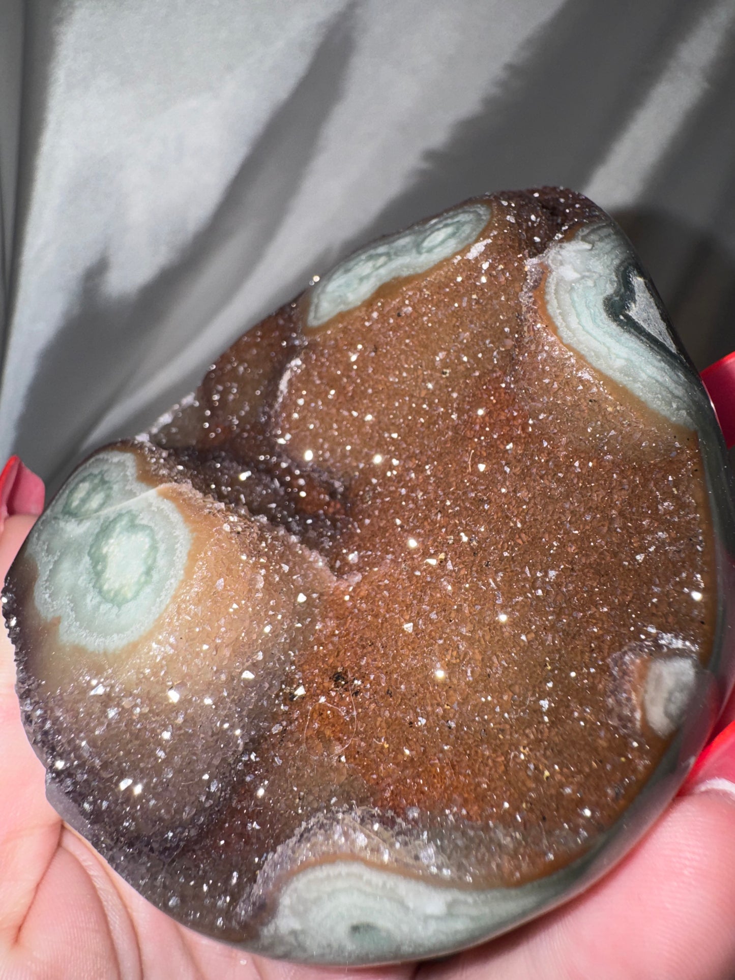 Uruguay Amethyst Large Freeform on metal stand