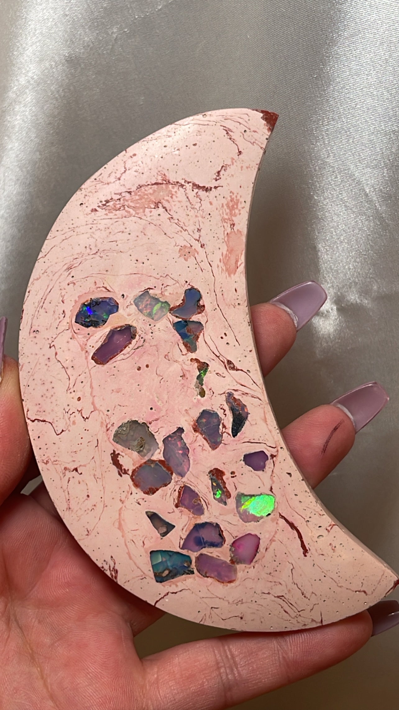 Mexican Fire Opal AAA XL Moon