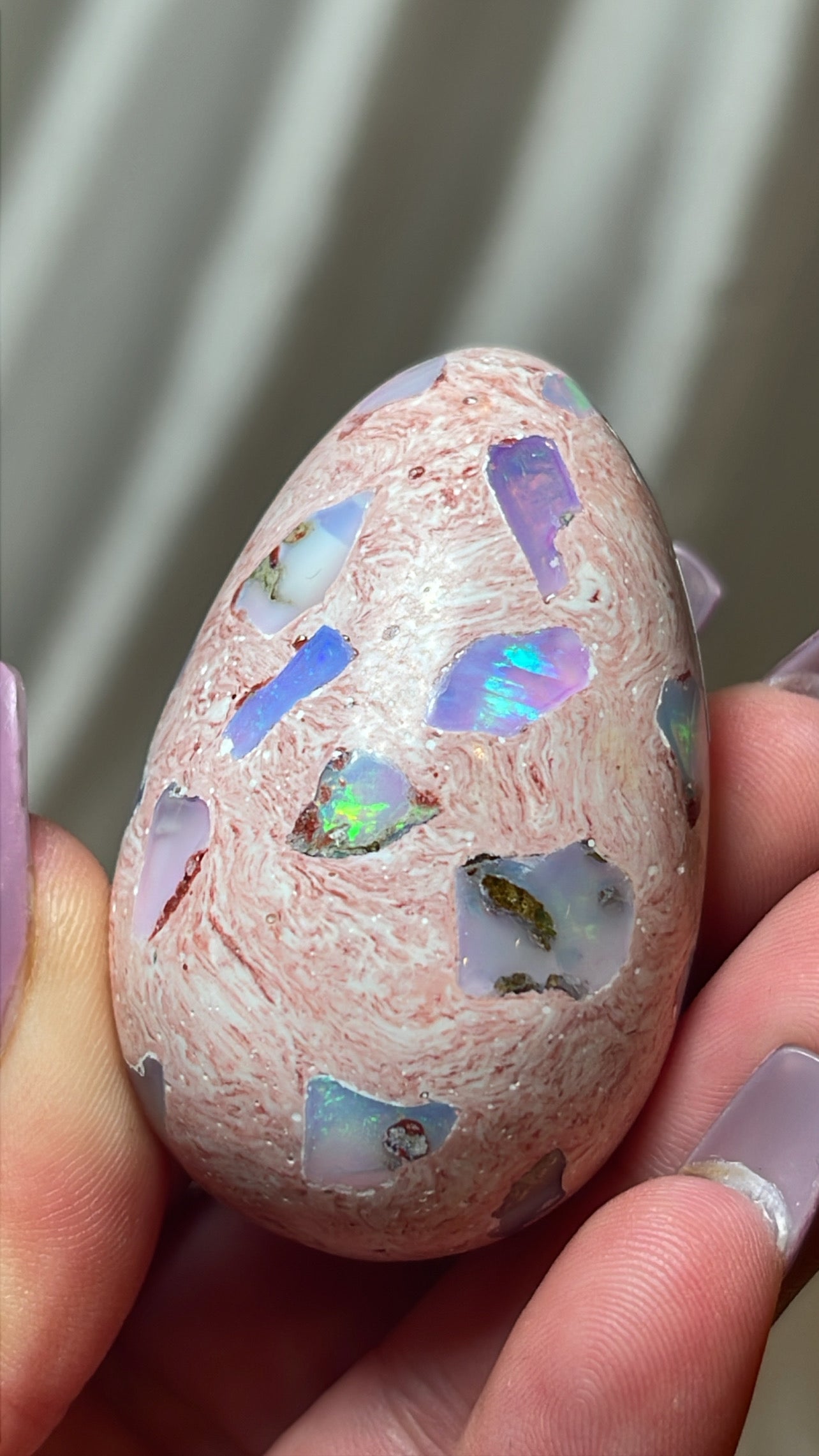 Mexican Fire Opal AAA Egg