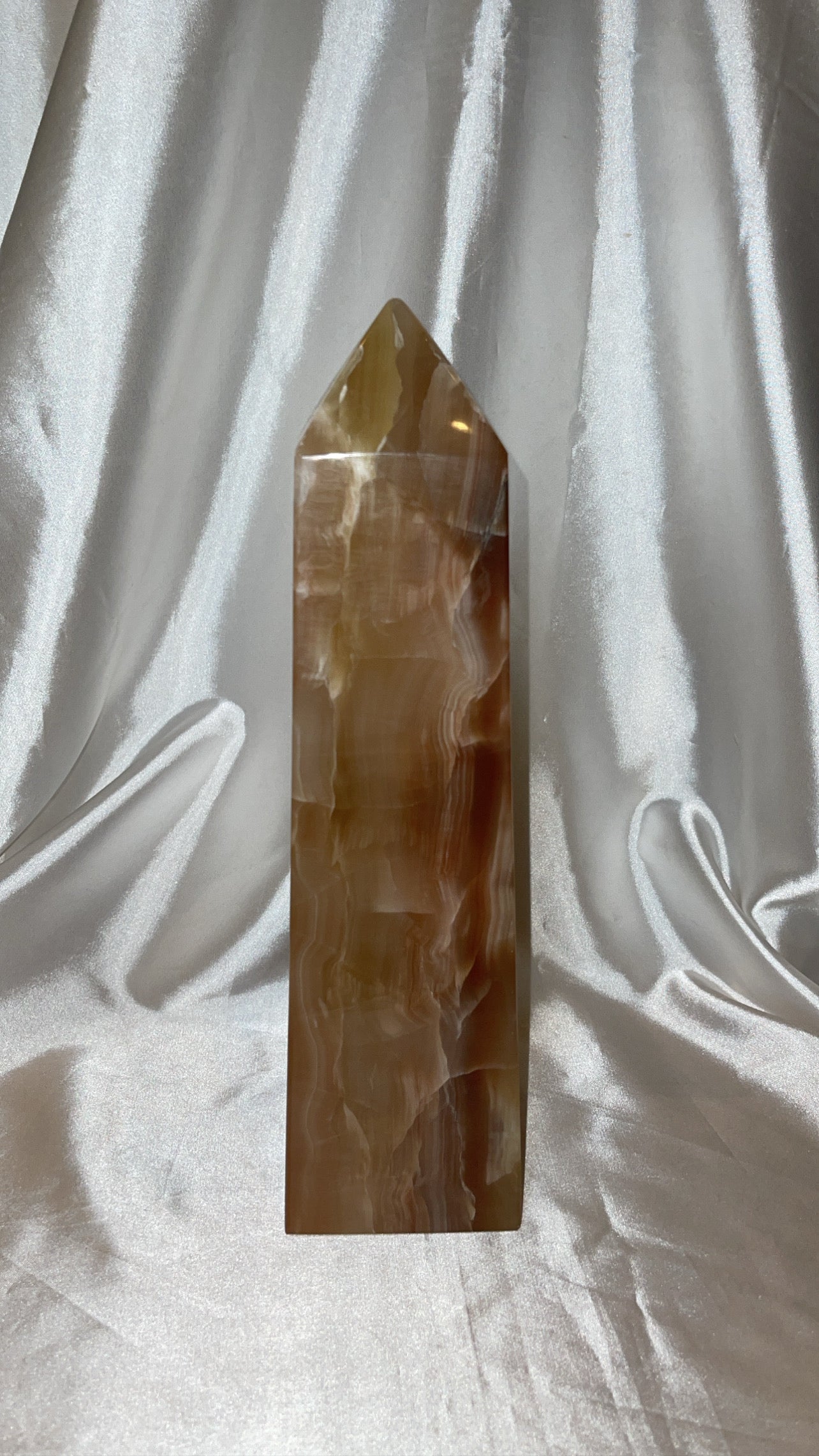 Honey Calcite XXXL Obleisk