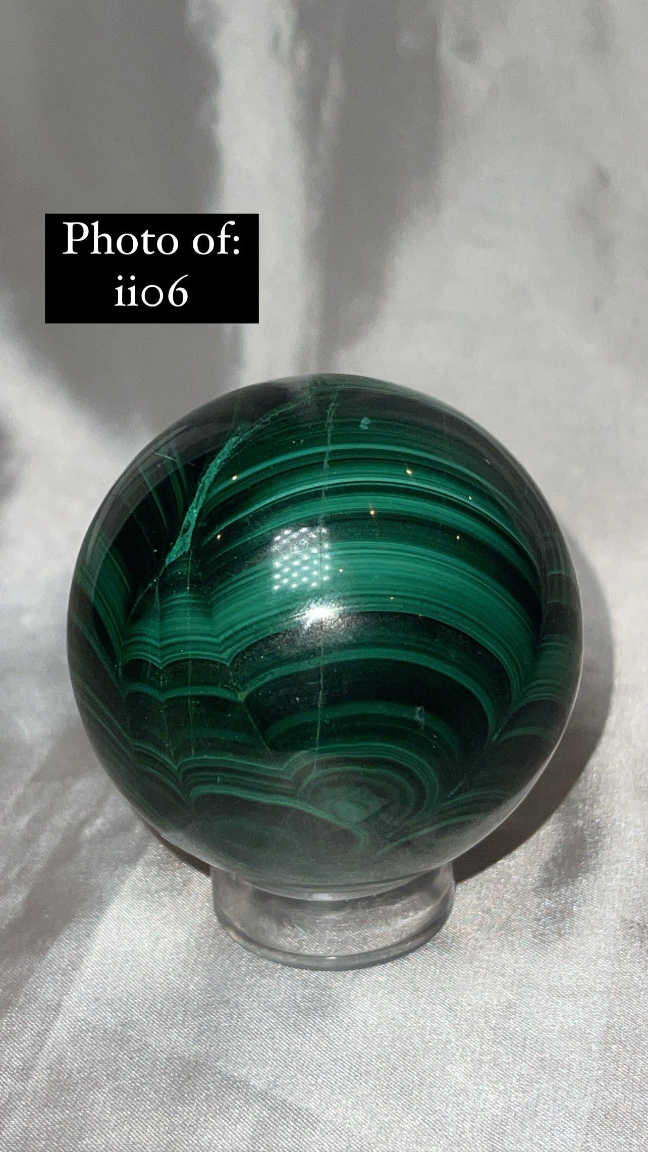 Malachite AA Large/XL Sphere