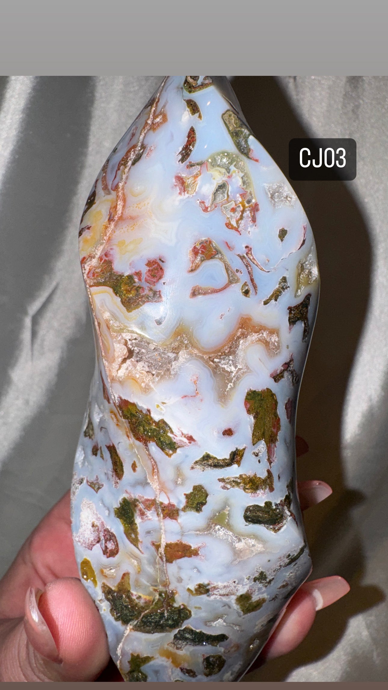 Cosmic Ocean Jasper AAA Flames