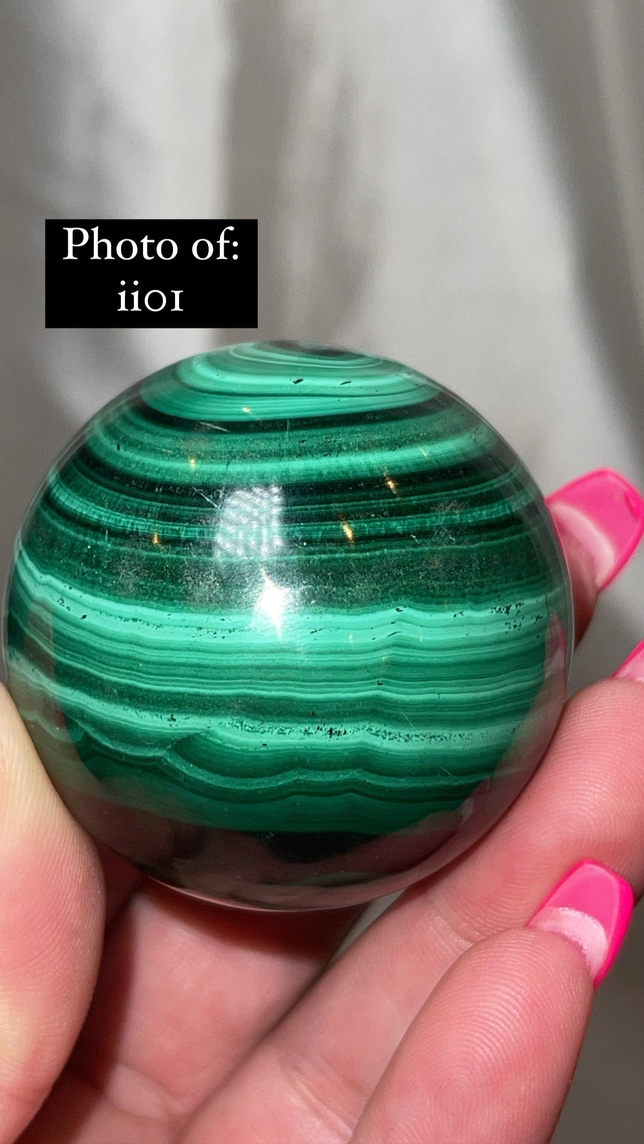 Malachite AA Large/XL Sphere