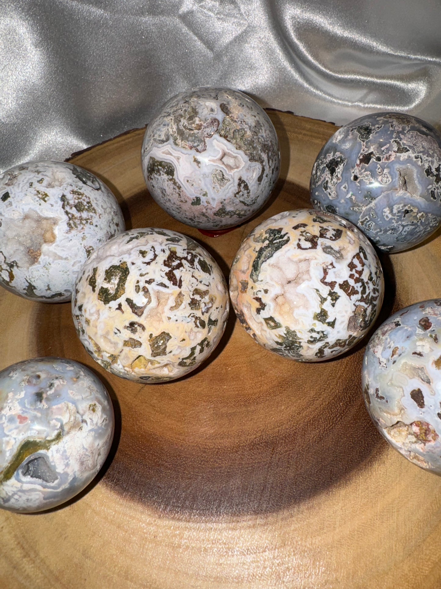 Cosmic Ocean Jasper Sphere
