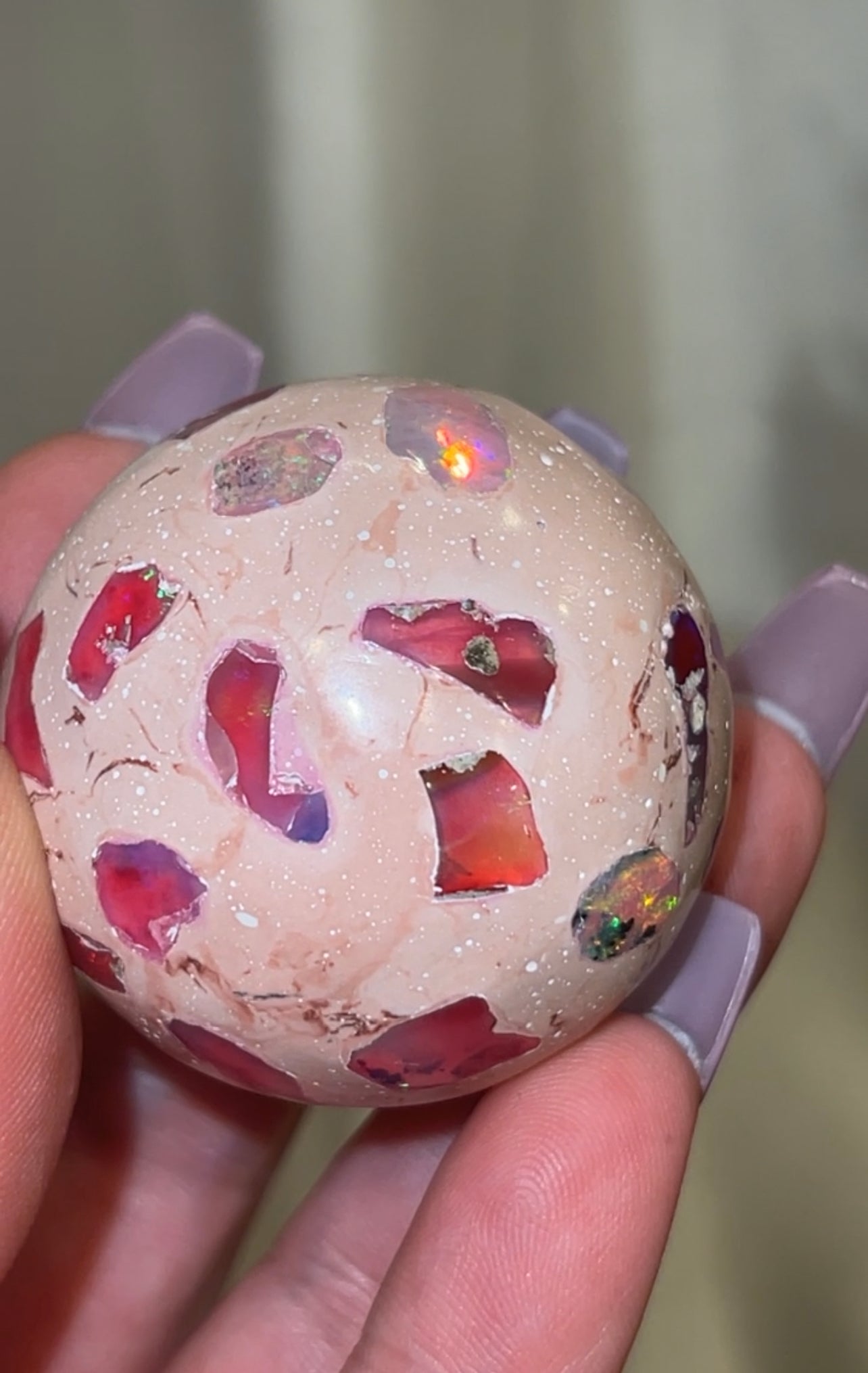 Mexican Fire Opal AAA Sphere