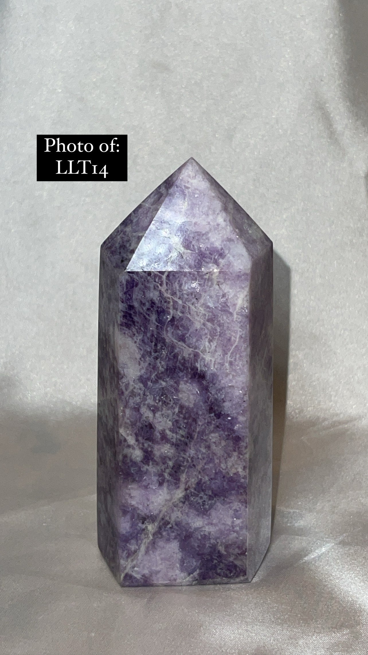 Large Lepidolite Tower