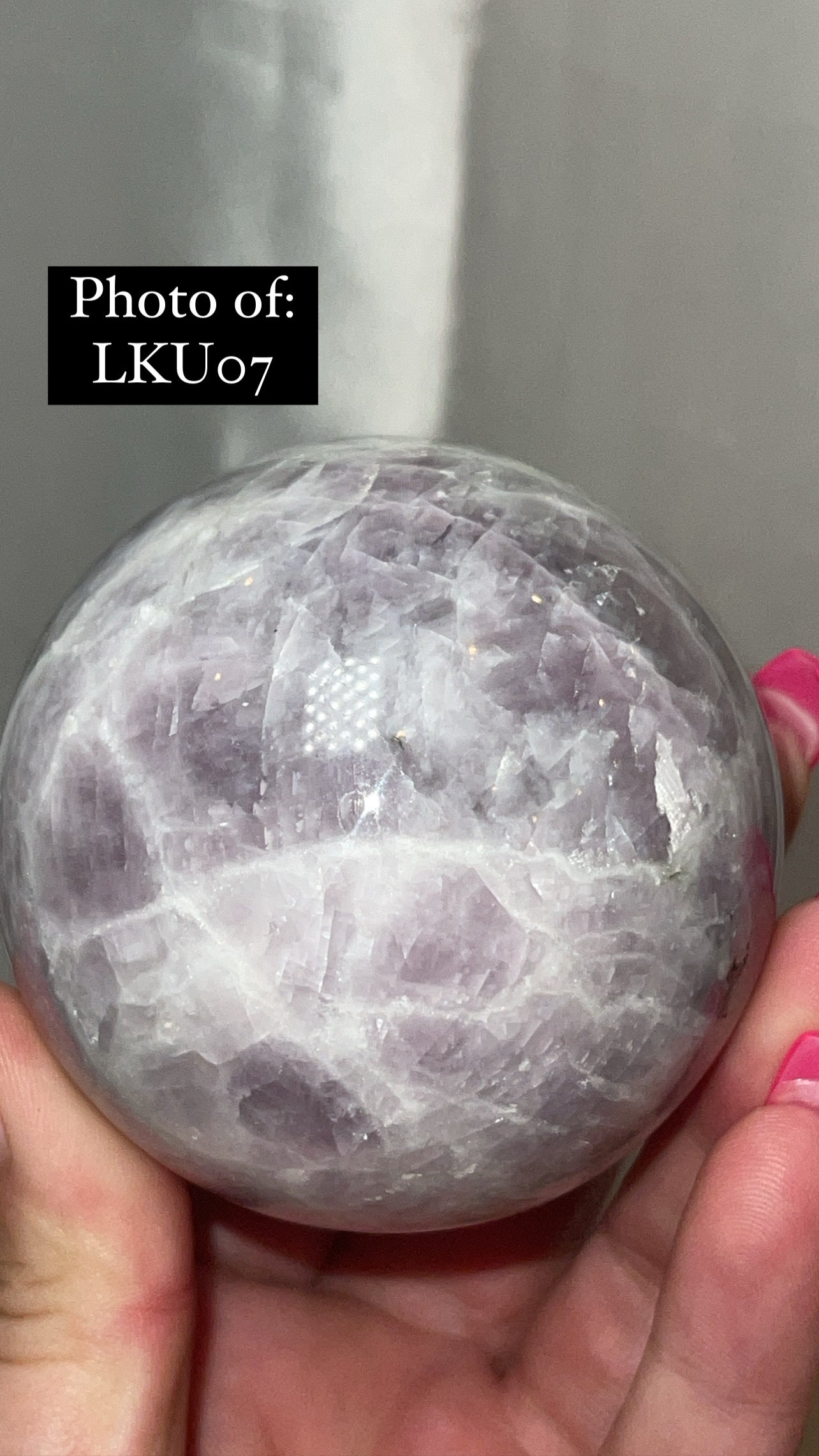 Kunzite High Grade Large Sphere