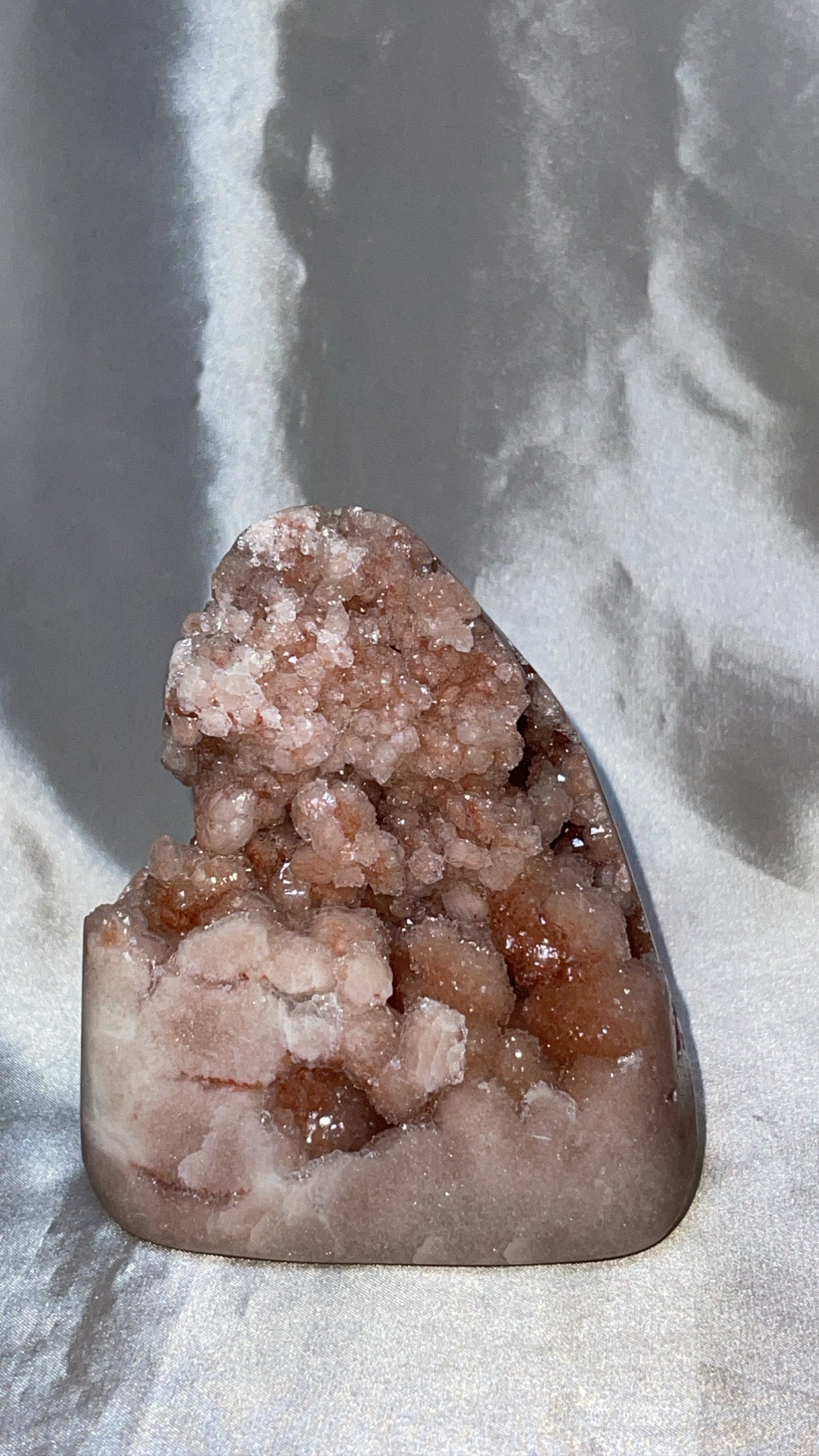 Pink Amethyst Druzy Freeform