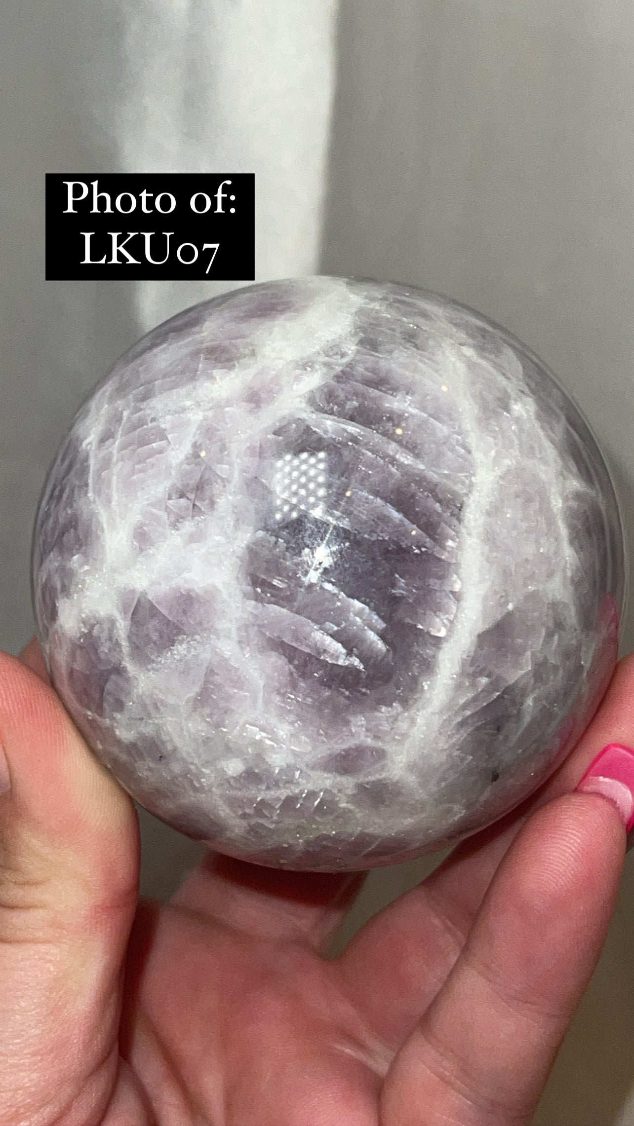 Kunzite High Grade Large Sphere