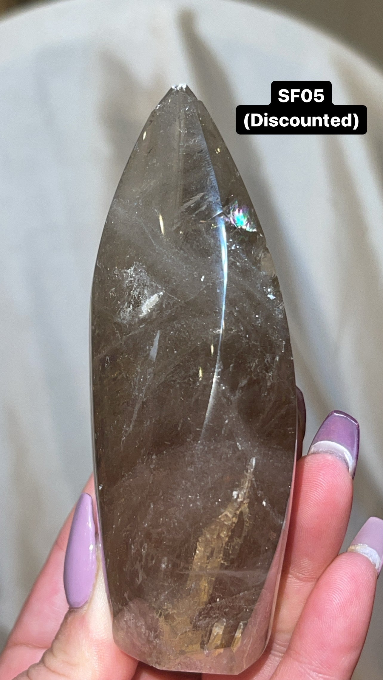 Smoky Quartz AAA Flame