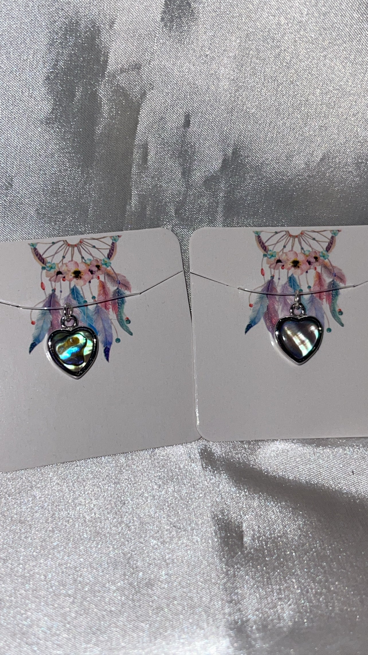 Abalone Shell Heart Charm (Choose Your Own)