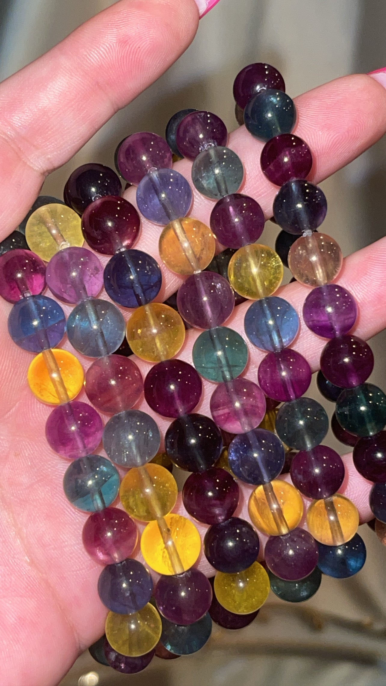 Candy Fluorite AAA Bracelet 10mm