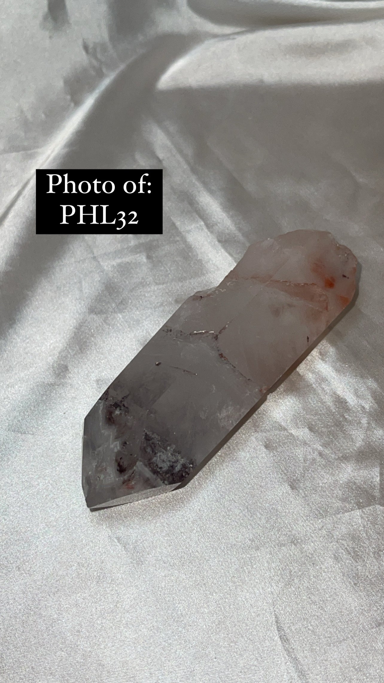 HIGH VIBRATION Hematite Lithium Semi Polished Point Large (one left!!!)