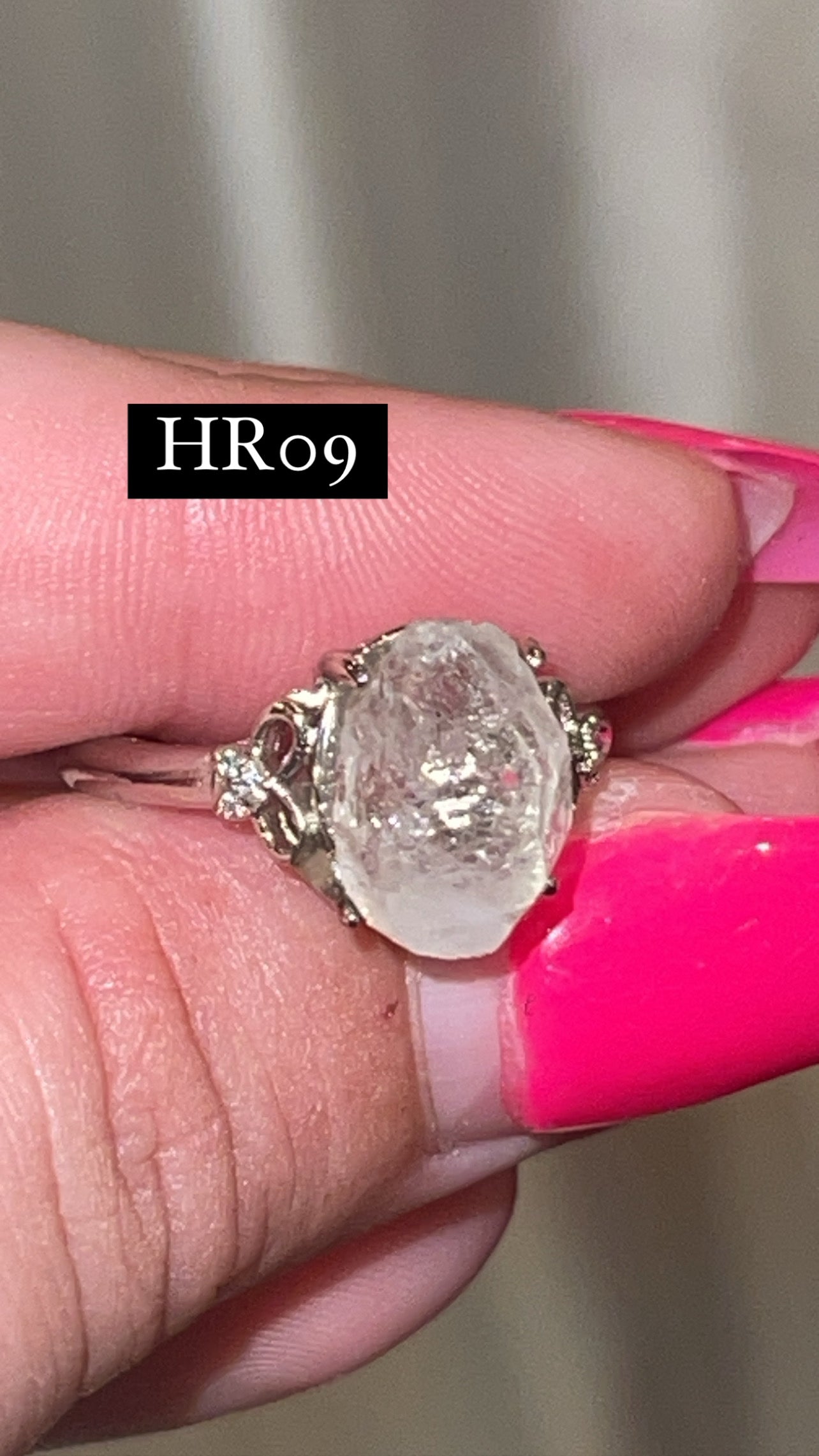 Herkimer Diamond Adjustable Ring (Choose Your Own)