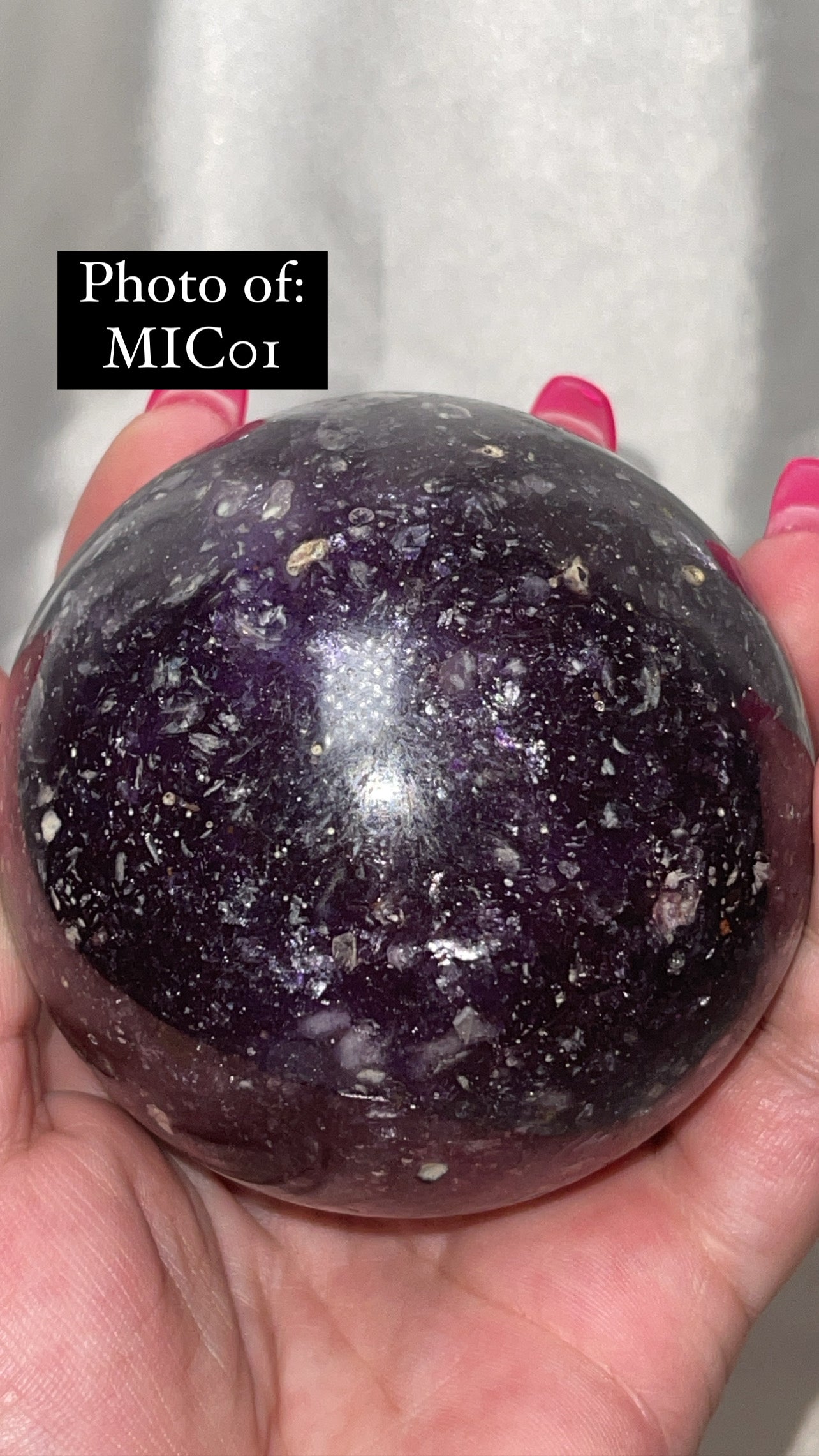 Mica Lepidolite XL Sphere