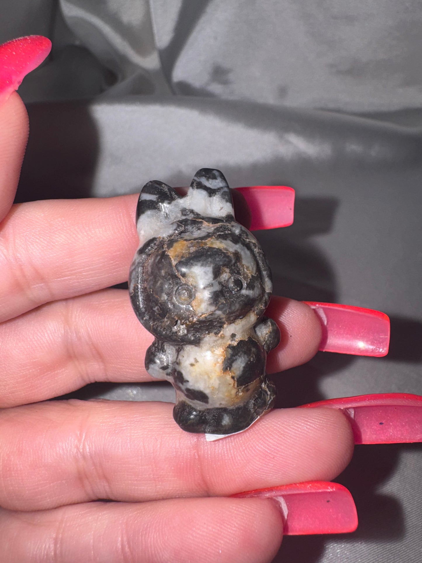 Crystal Labubu Small Carving