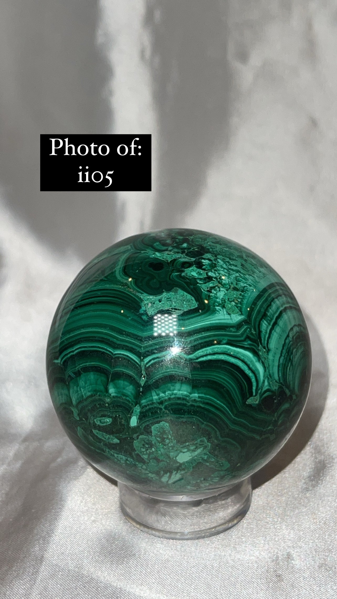 Malachite AA Large/XL Sphere
