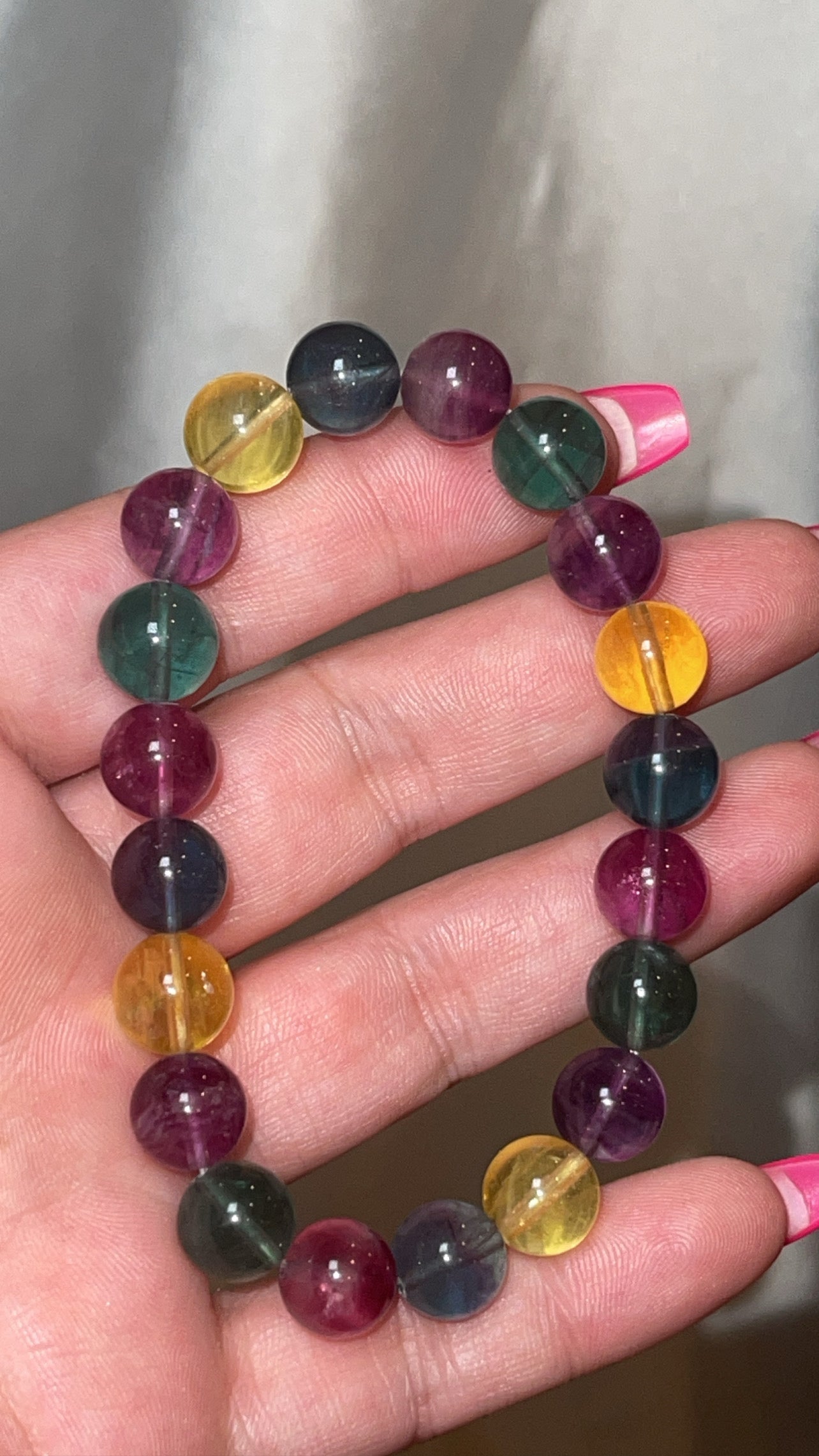 Candy Fluorite AAA Bracelet 10mm