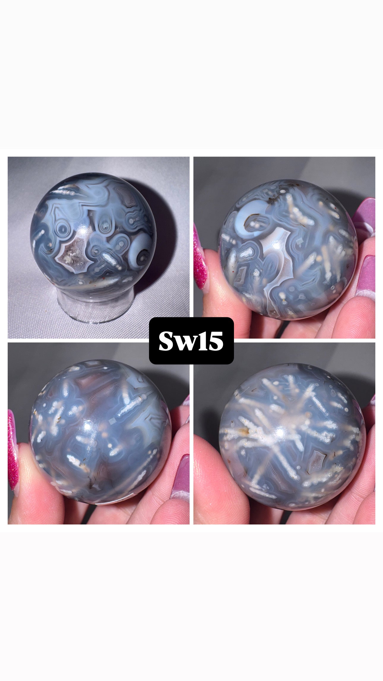 Swazi Agate Sphere