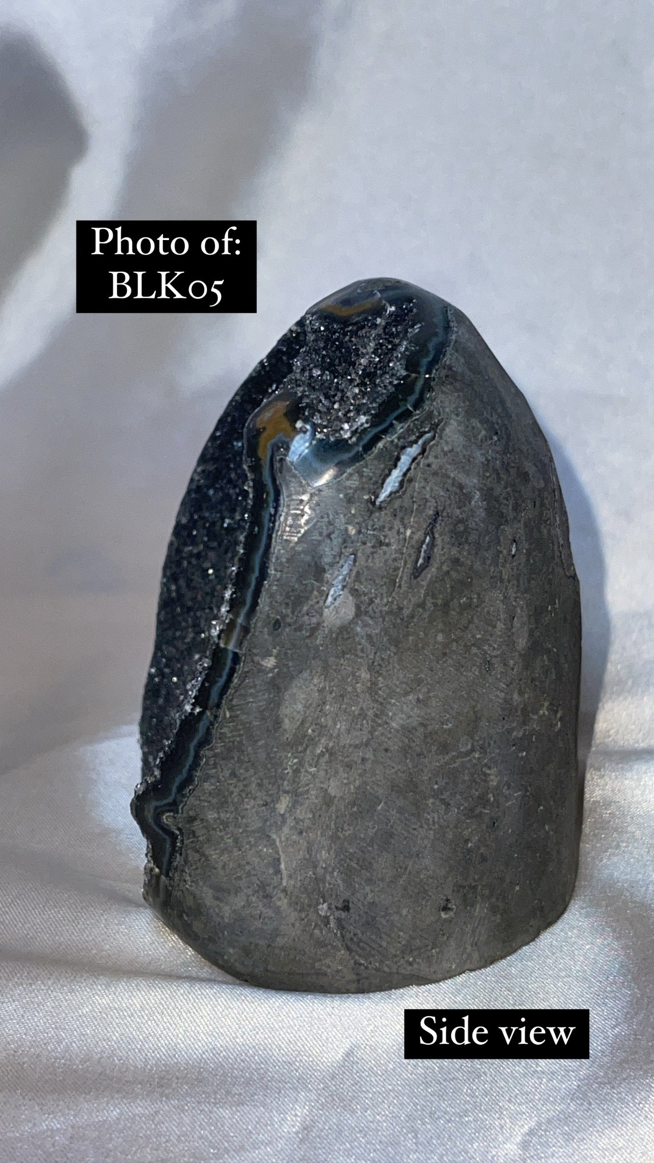 Black Amethyst Cut Base