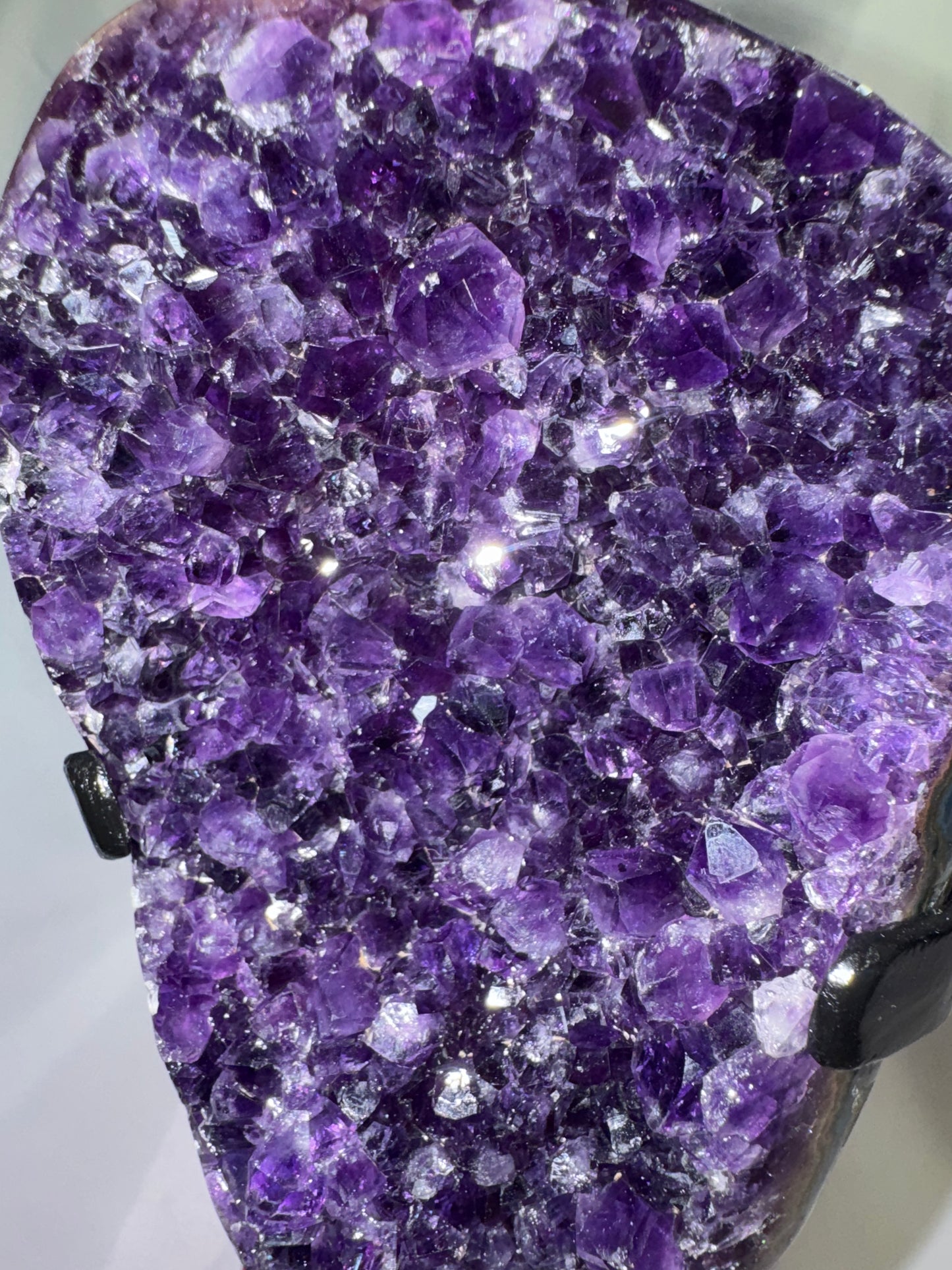 Uruguay Amethyst XL Freeform on stand