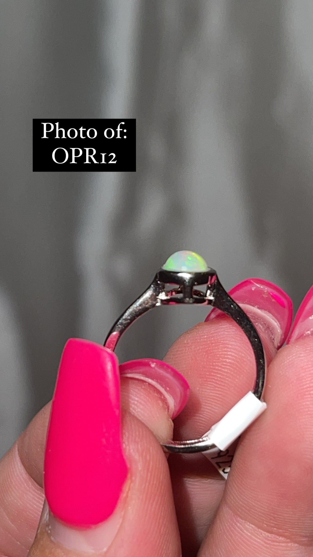 Ethiopian Welo Opal 925 Sterling Silver Adjustable Ring (Choose Your Own)