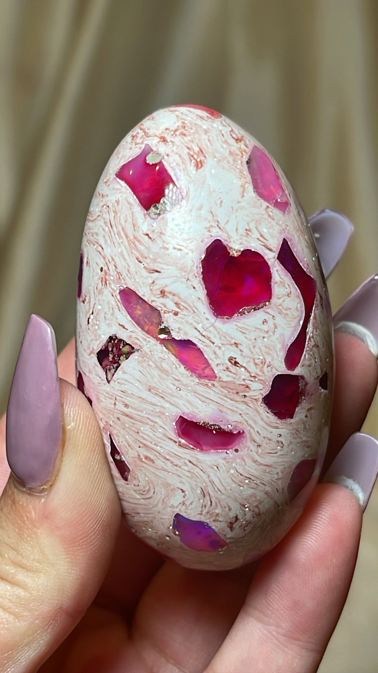 Mexican Fire Opal AAA Egg