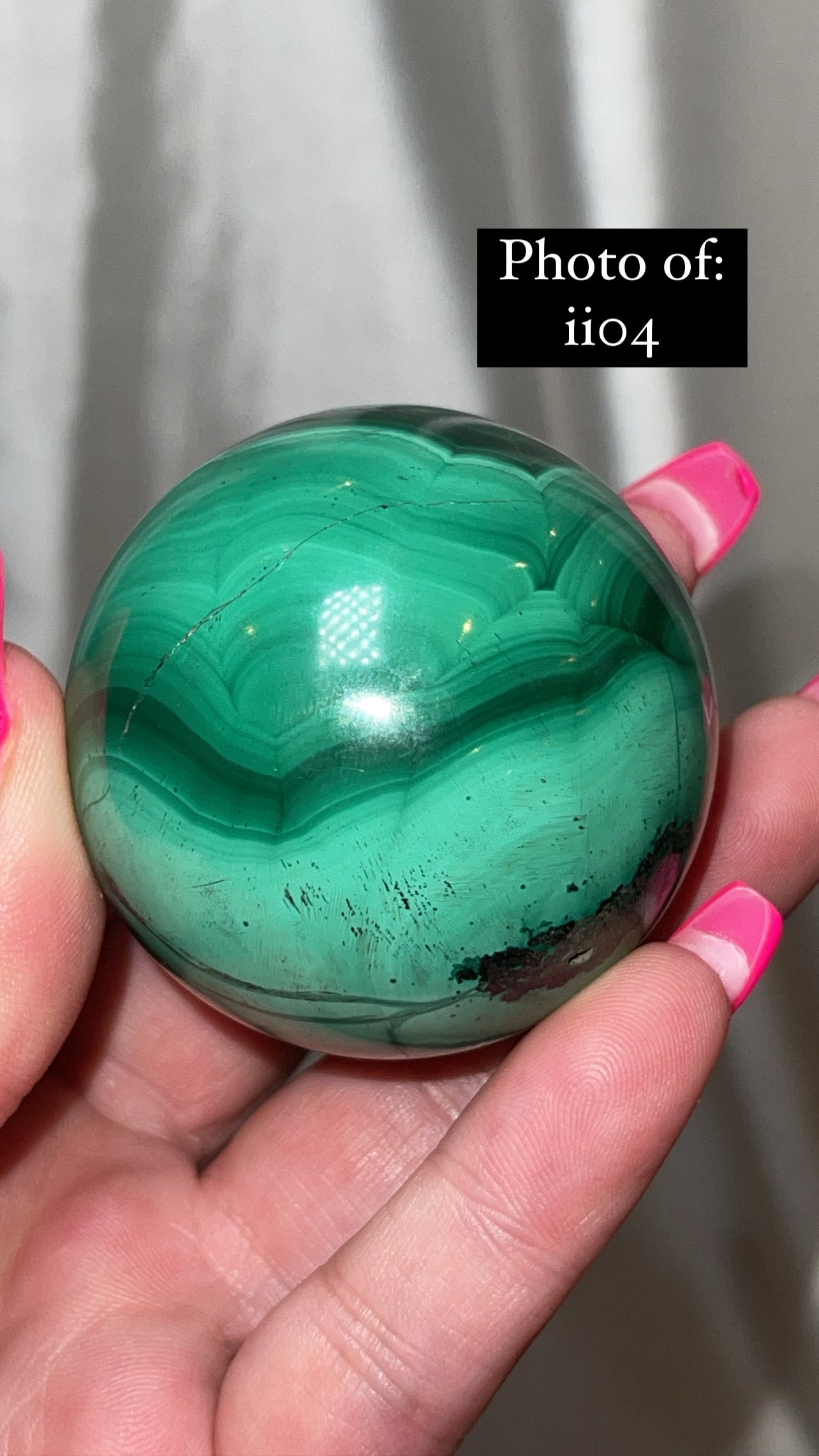 Malachite AA Large/XL Sphere