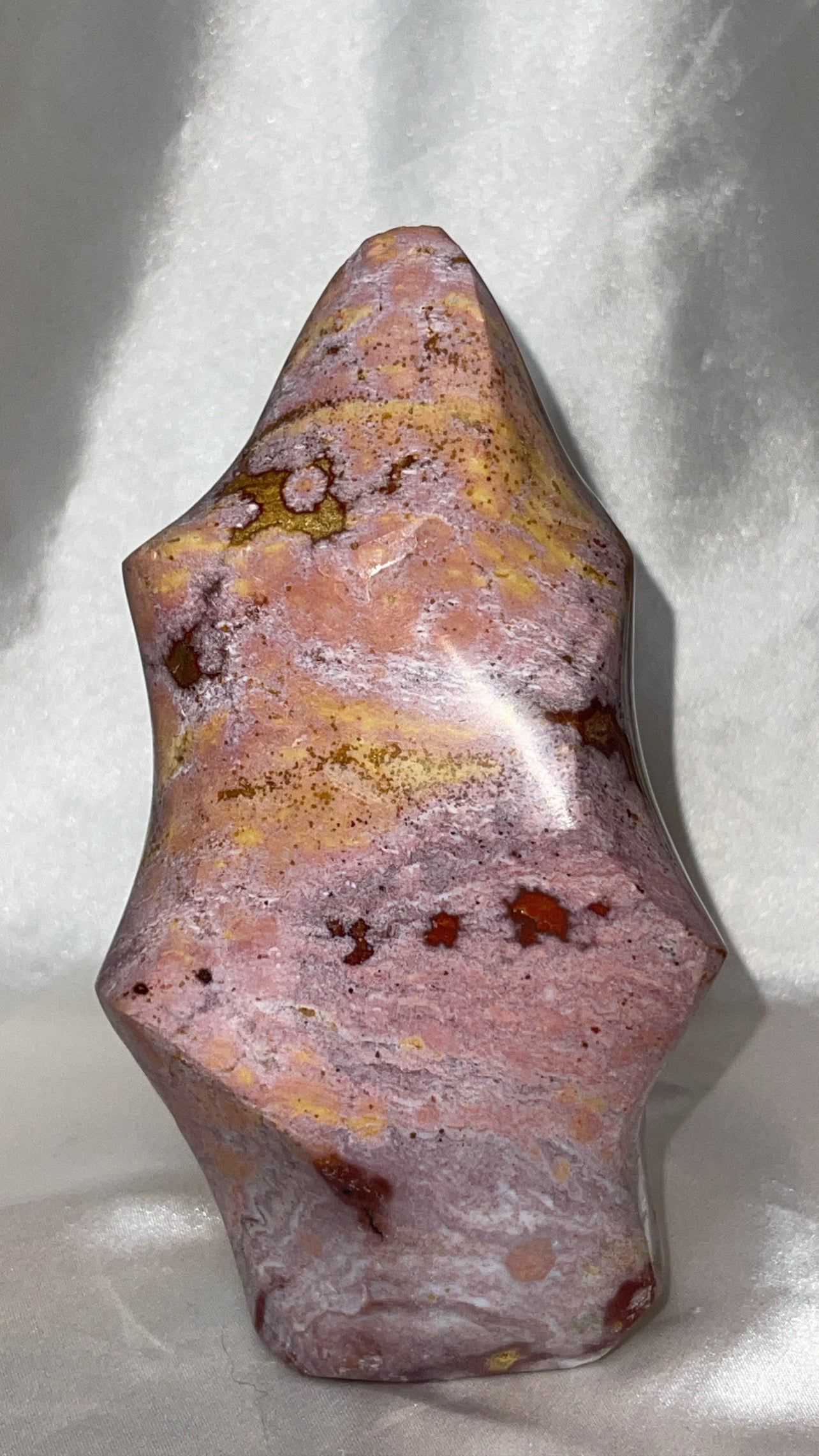 Pink Ocean Jasper AAA Large Flame