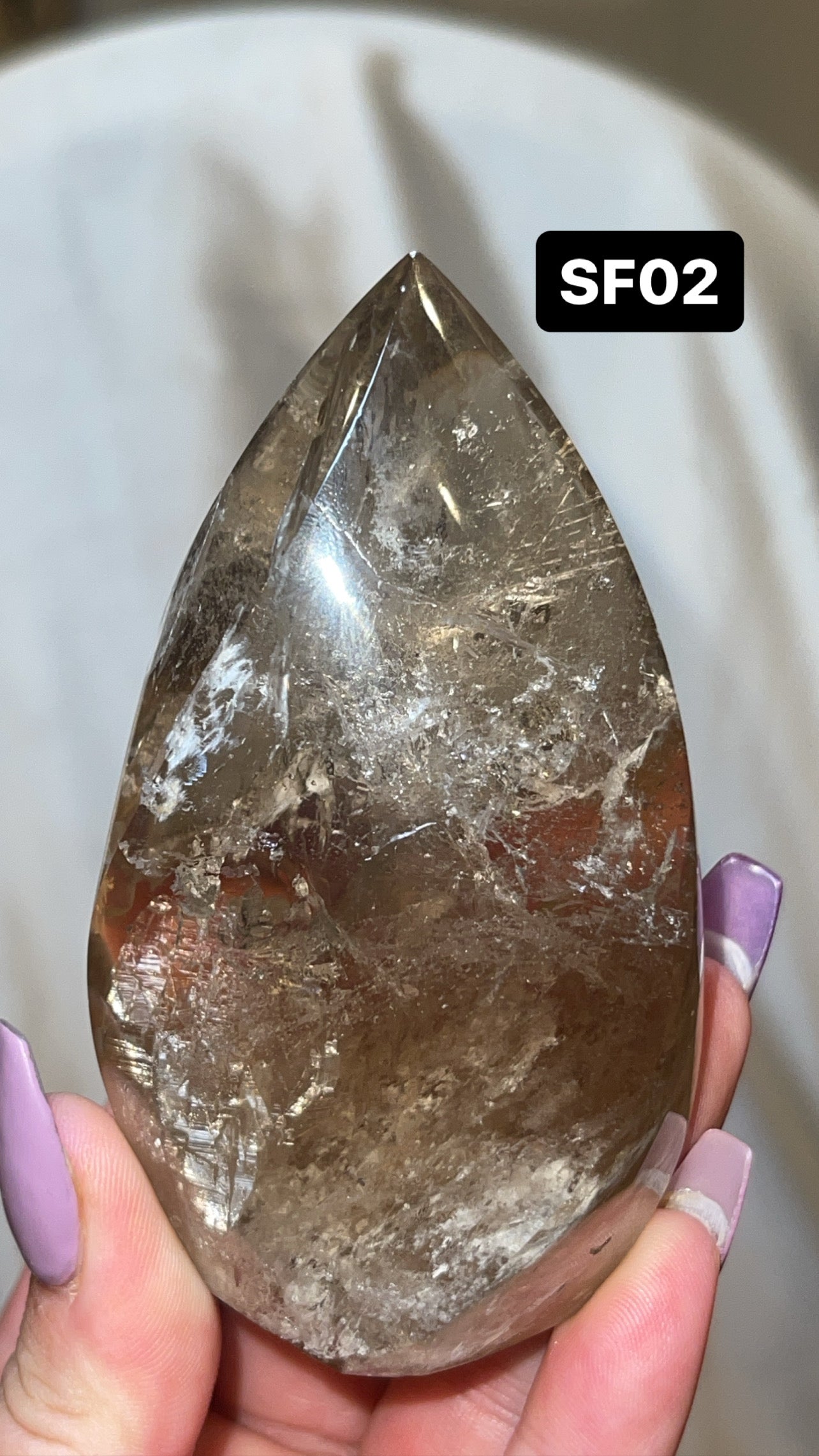 Smoky Quartz AAA Flame