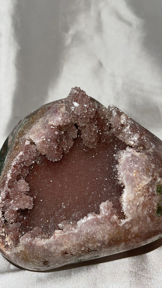 Pink Amethyst Druzy Large Stalachtite Freeform