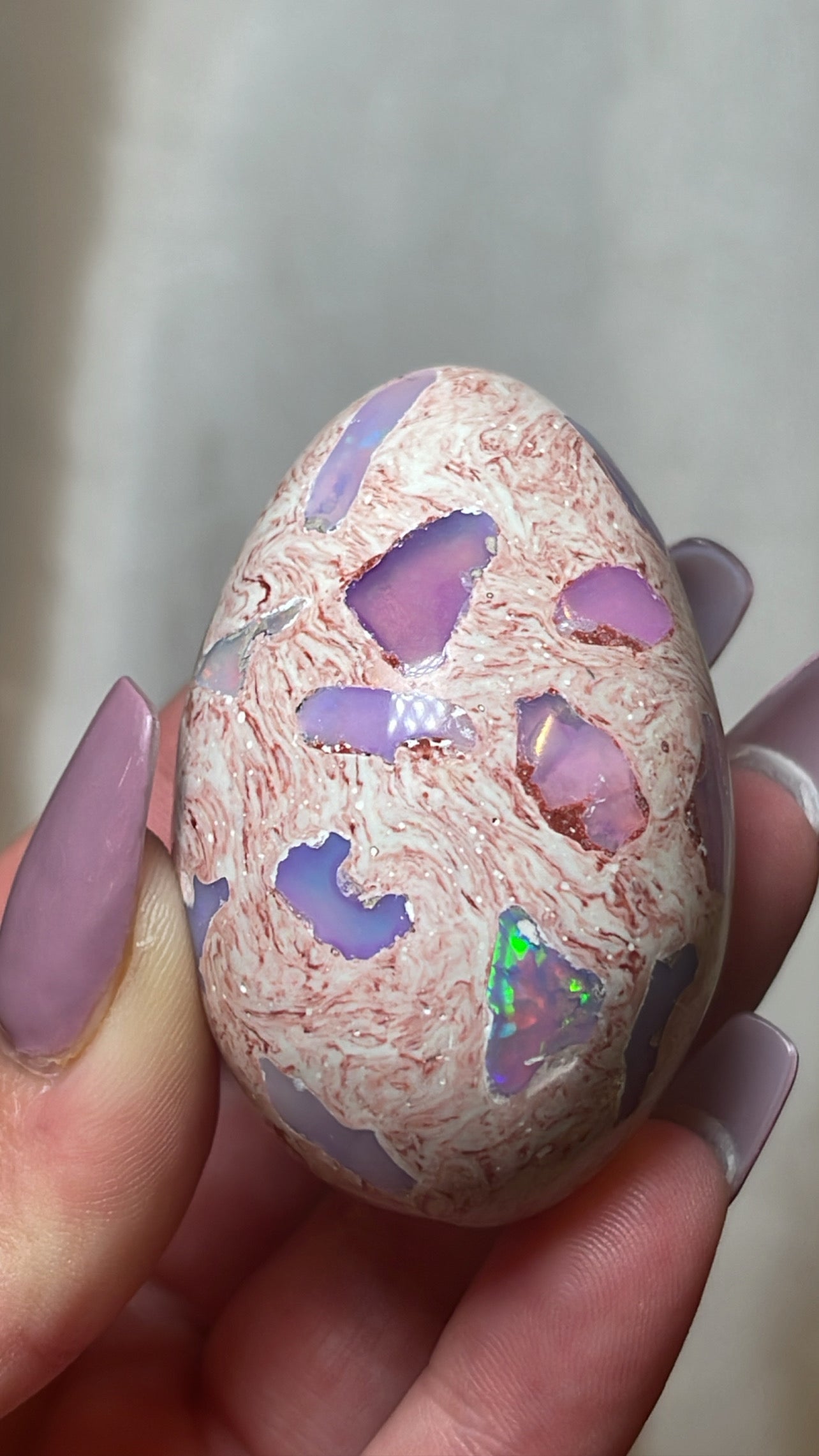 Mexican Fire Opal AAA Egg