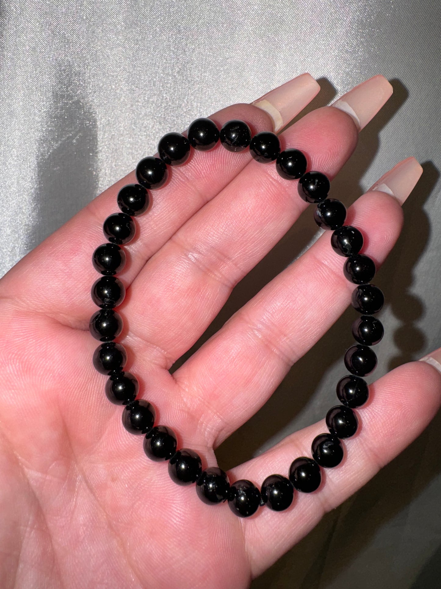 Black Tourmaline Bracelet 6mm