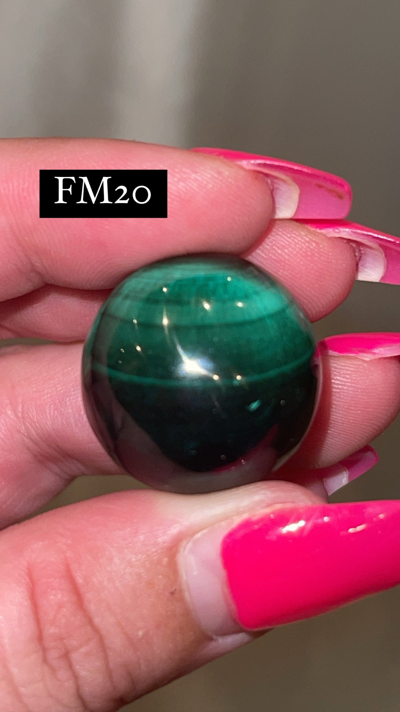 Velvet Fibrous Malachite AAA Sphere