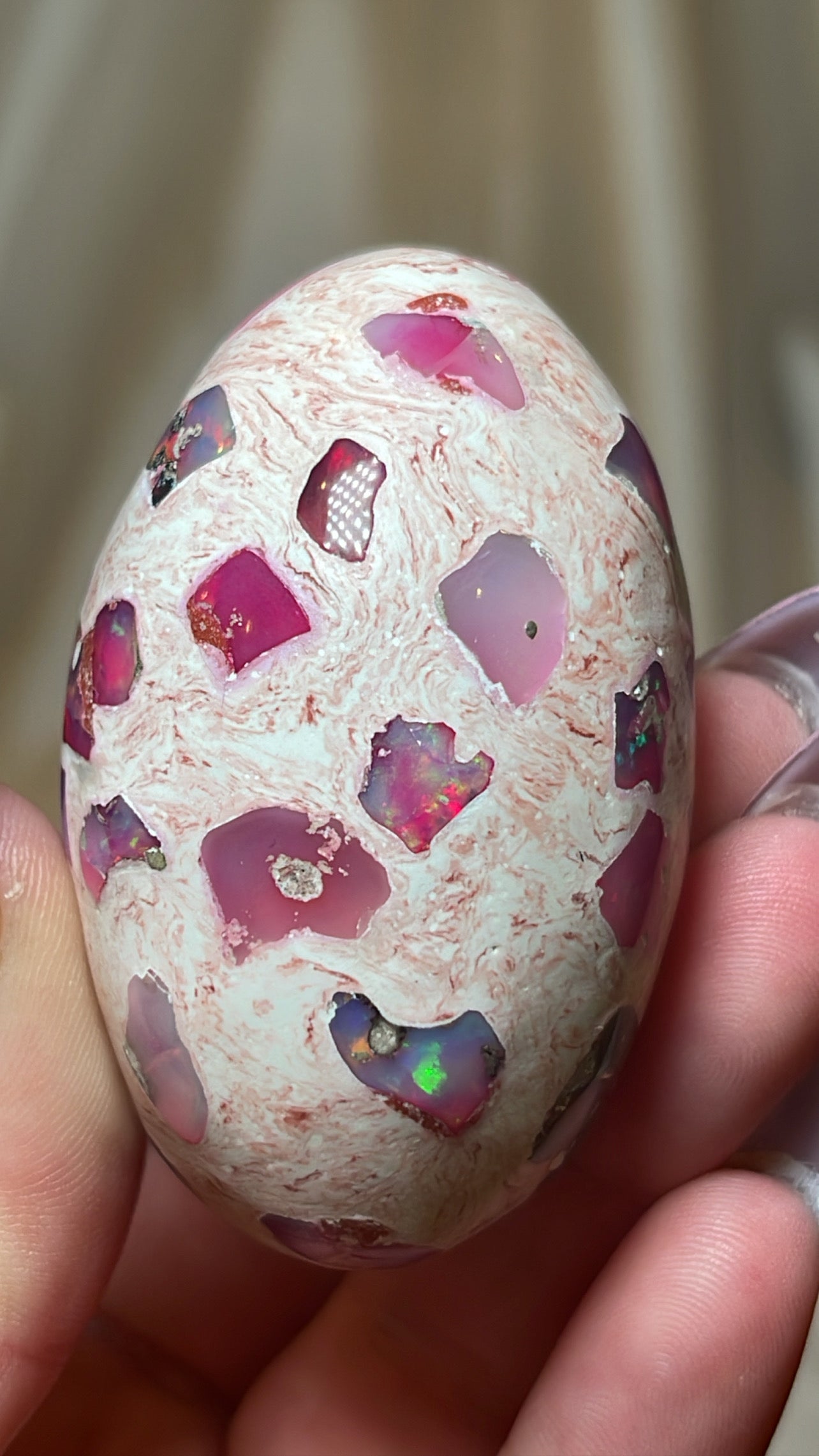 Mexican Fire Opal AAA Egg