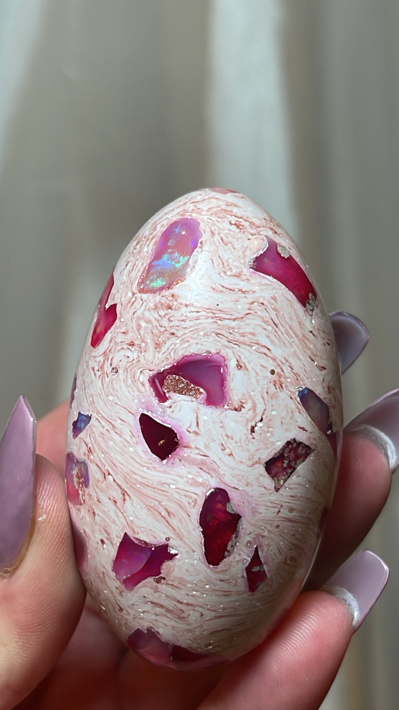 Mexican Fire Opal AAA Egg