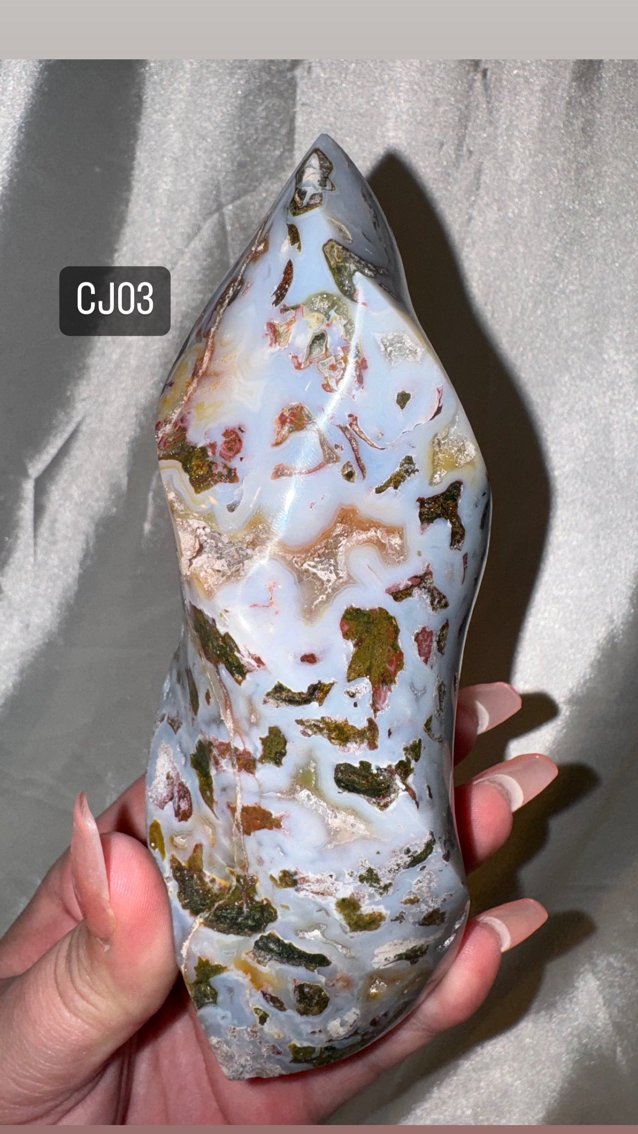 Cosmic Ocean Jasper AAA Flames