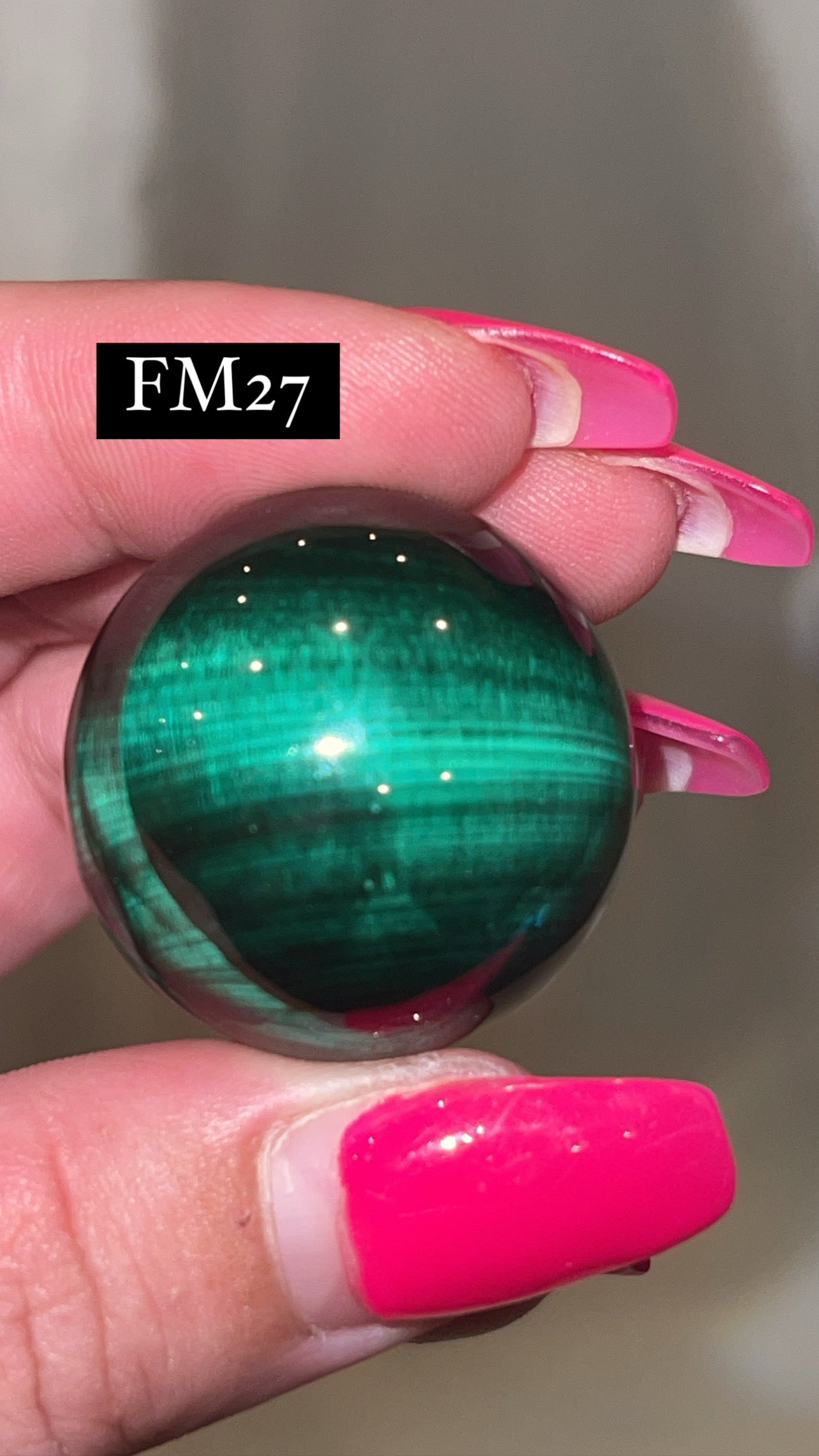 Velvet Fibrous Malachite AAA Sphere