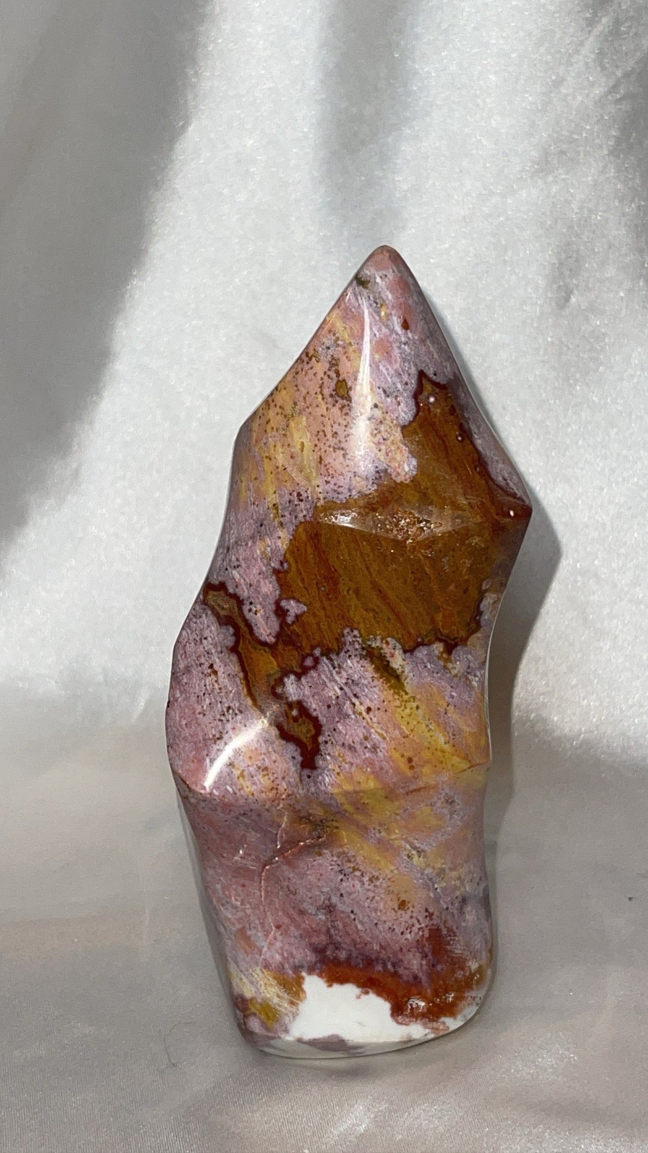Pink Ocean Jasper AAA Large Flame