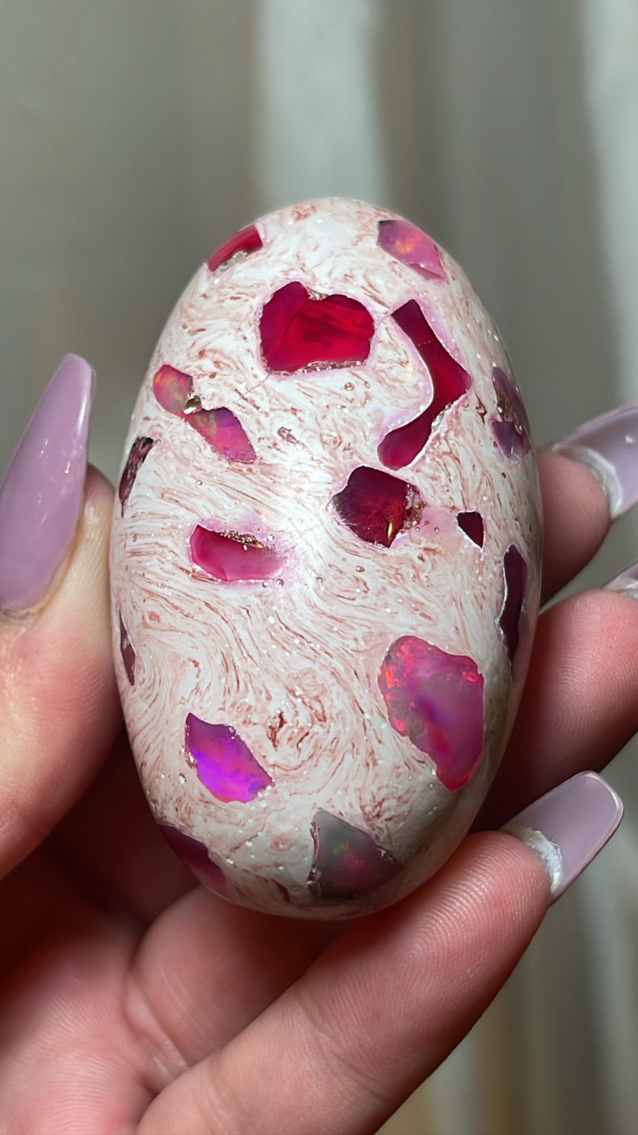 Mexican Fire Opal AAA Egg