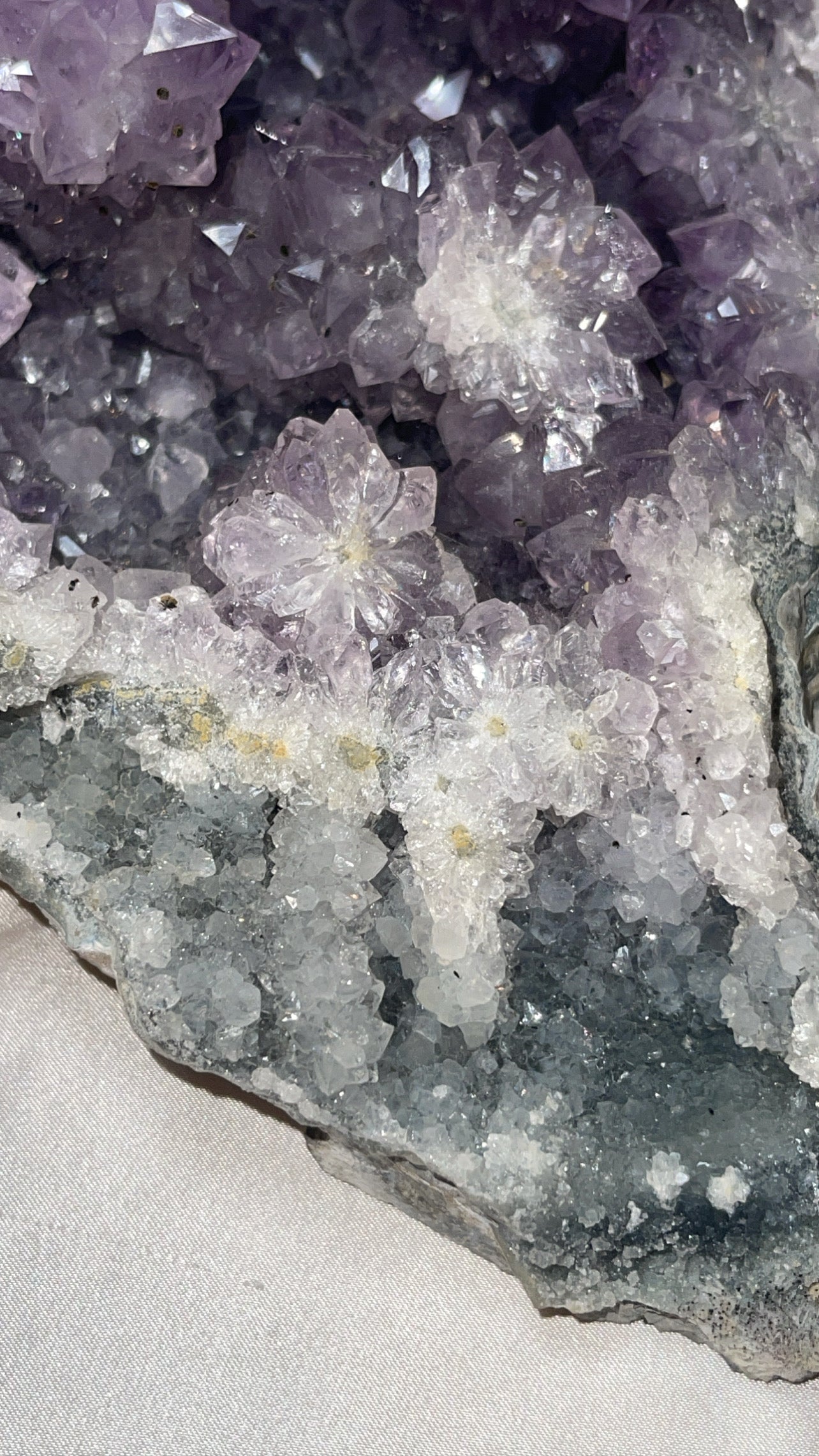 Amethyst Stalachtite Geode XXXL Display