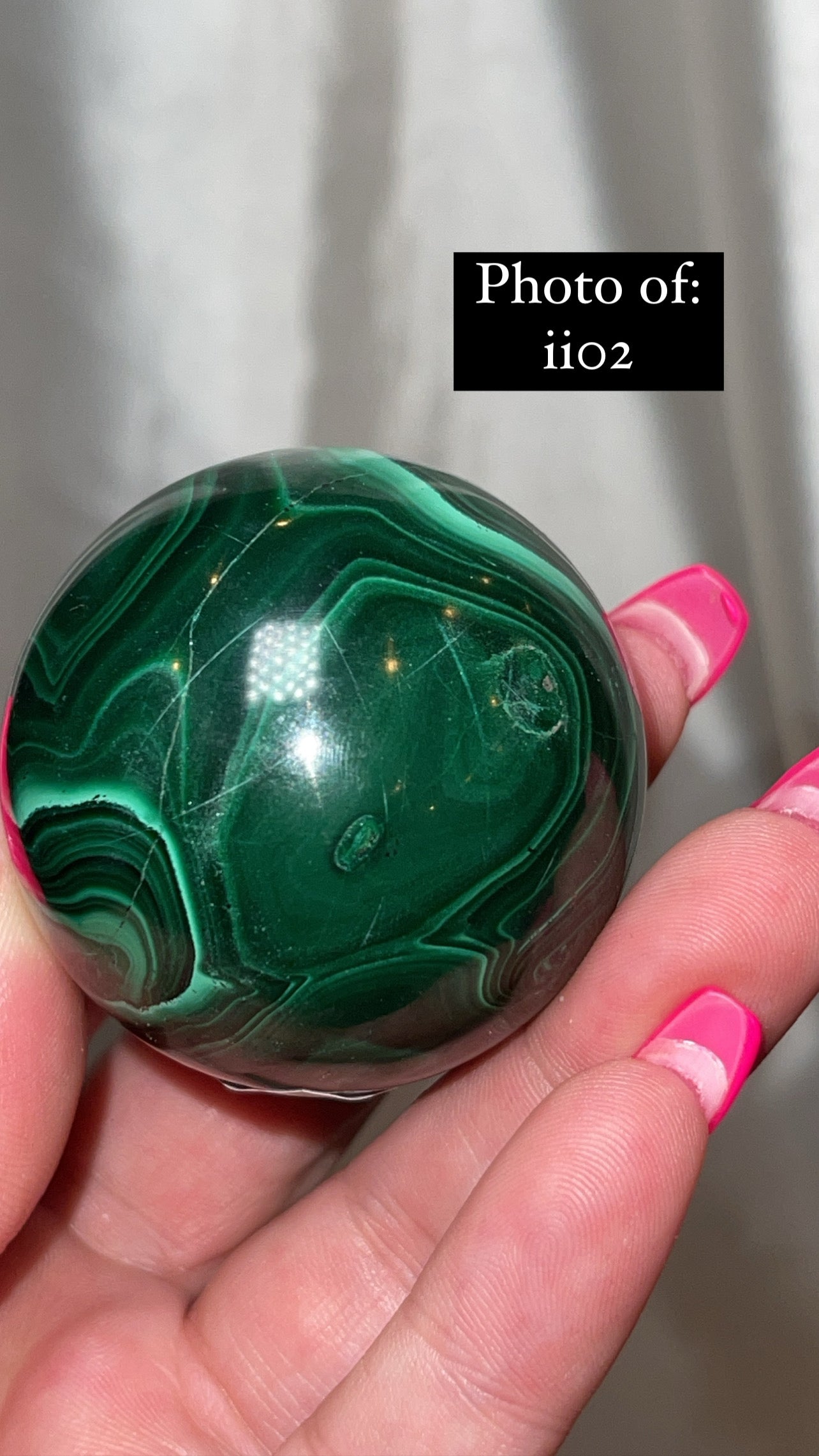 Malachite AA Large/XL Sphere