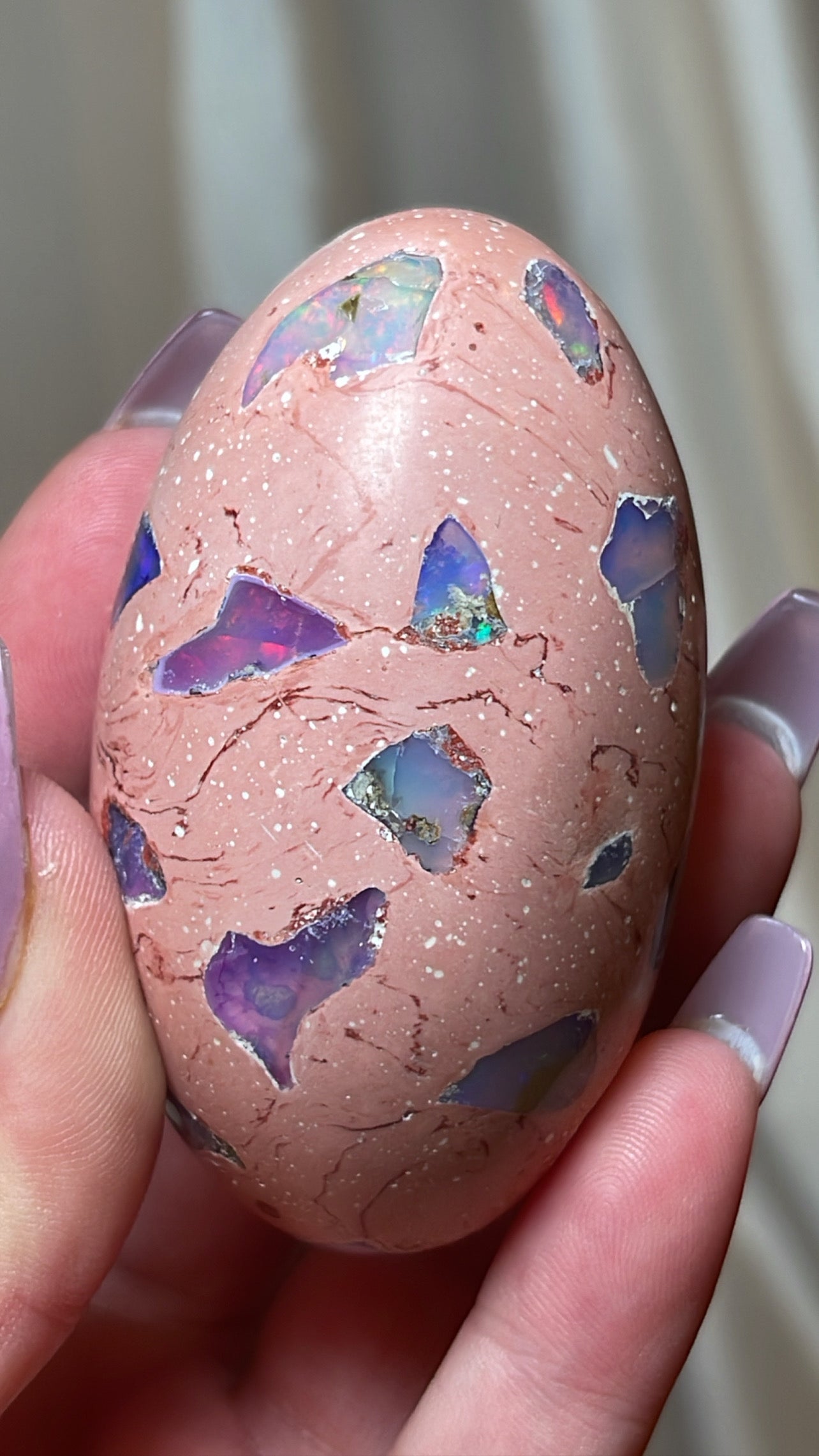 Mexican Fire Opal AAA Egg