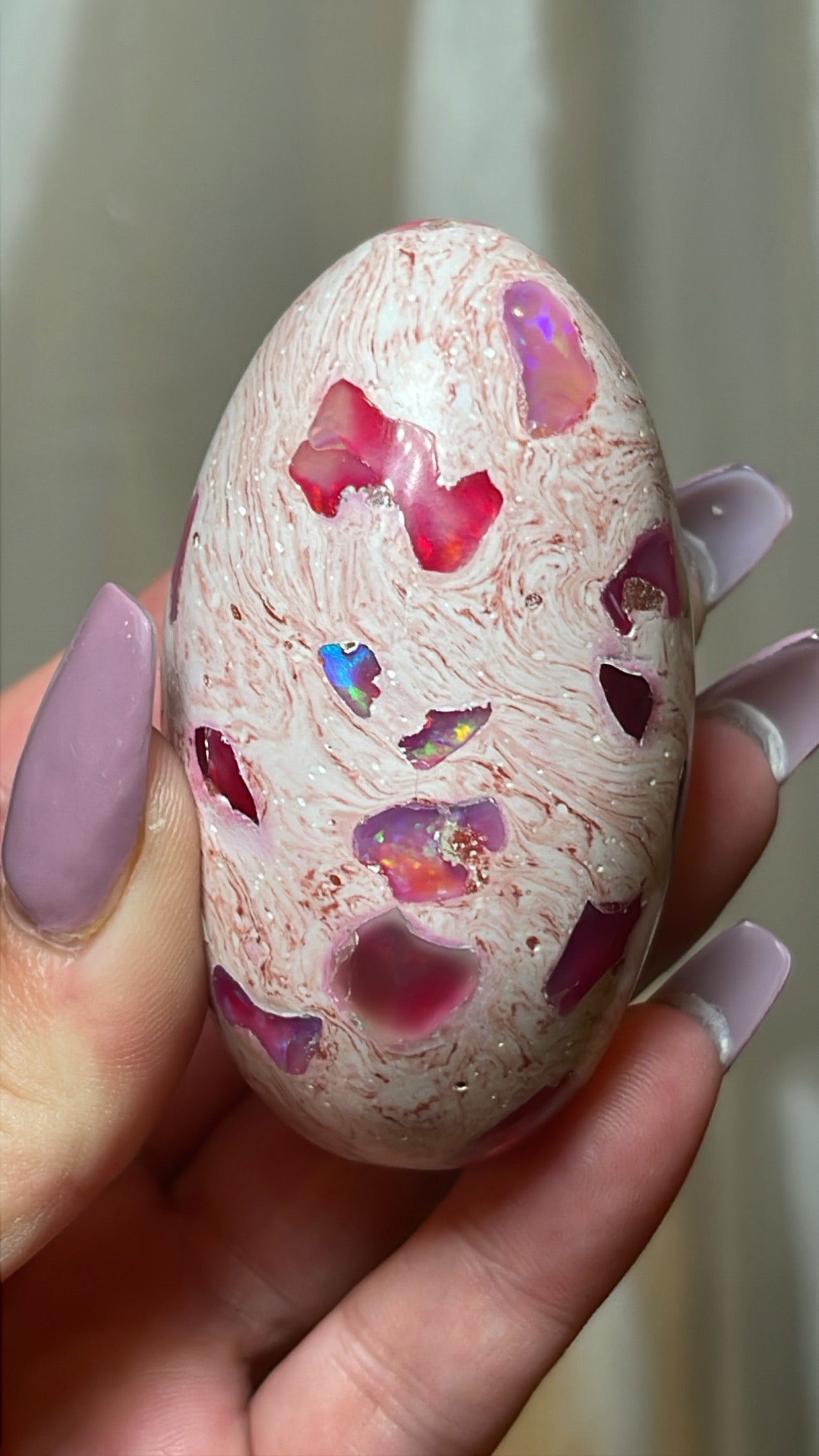 Mexican Fire Opal AAA Egg