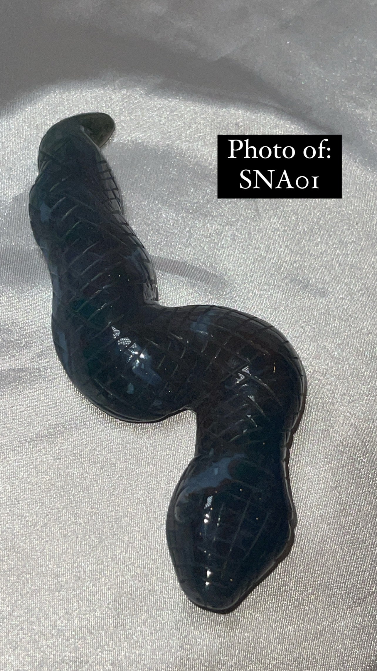 Moss Agate Large Snake