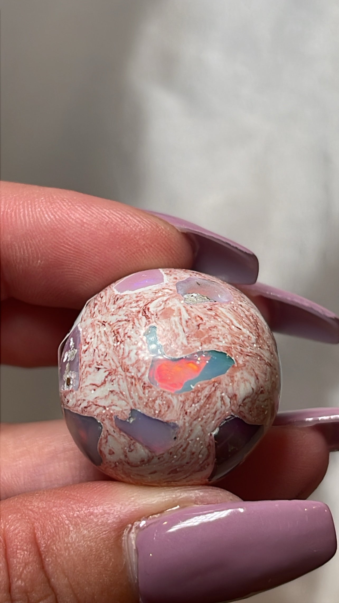 Mexican Fire Opal AAA Sphere