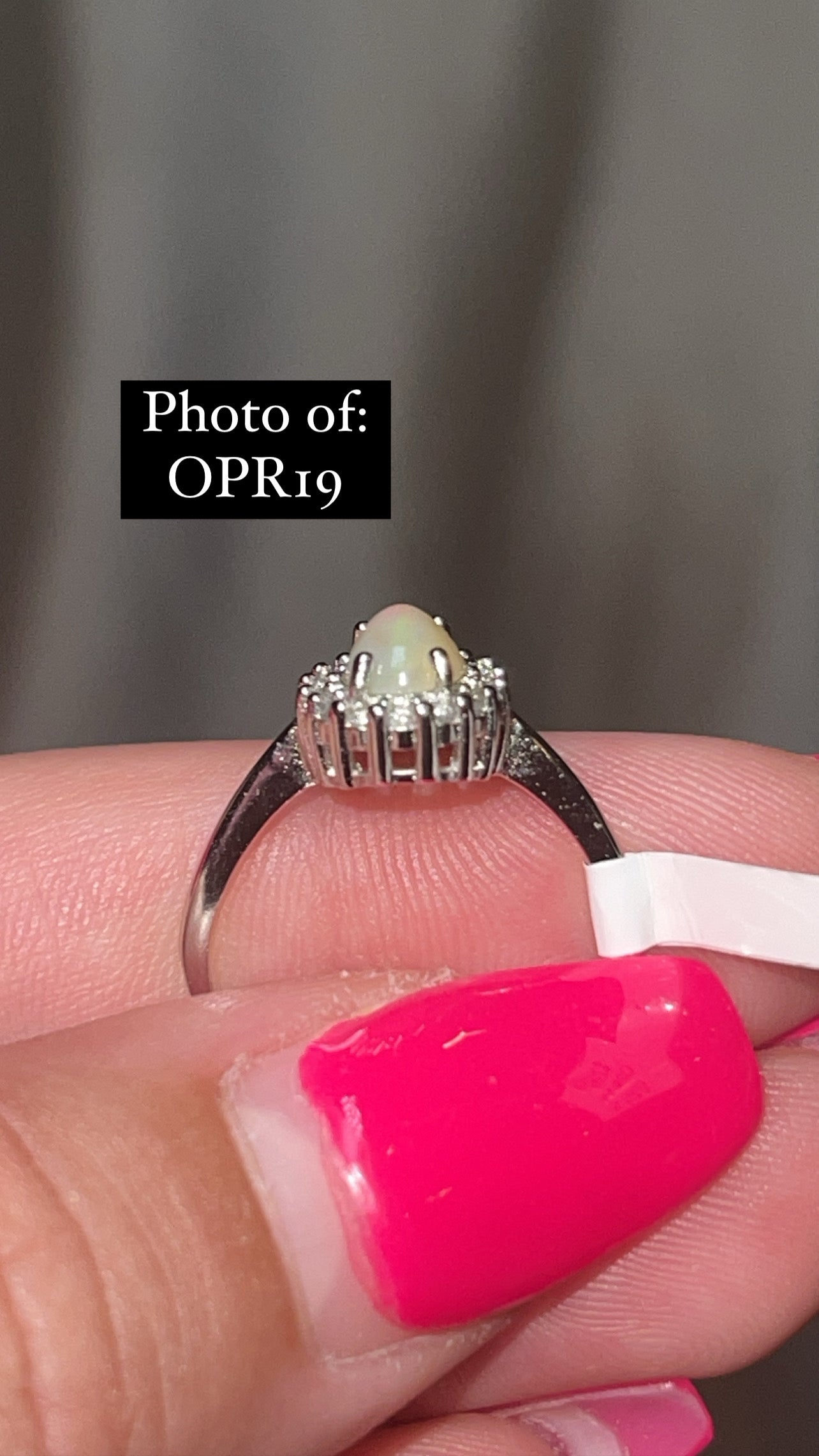 Ethiopian Welo Opal 925 Sterling Silver Adjustable Ring (Choose Your Own)