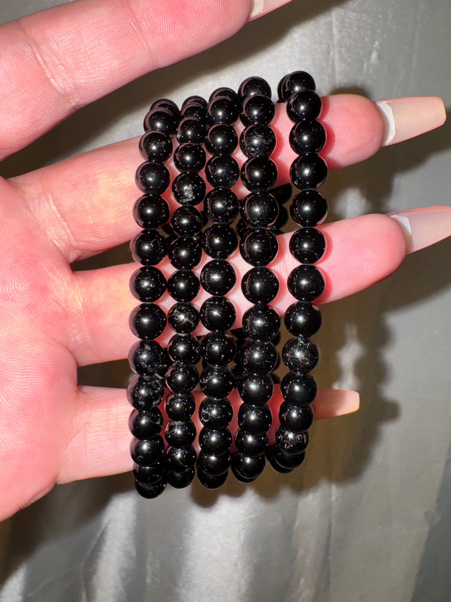 Black Tourmaline Bracelet 6mm