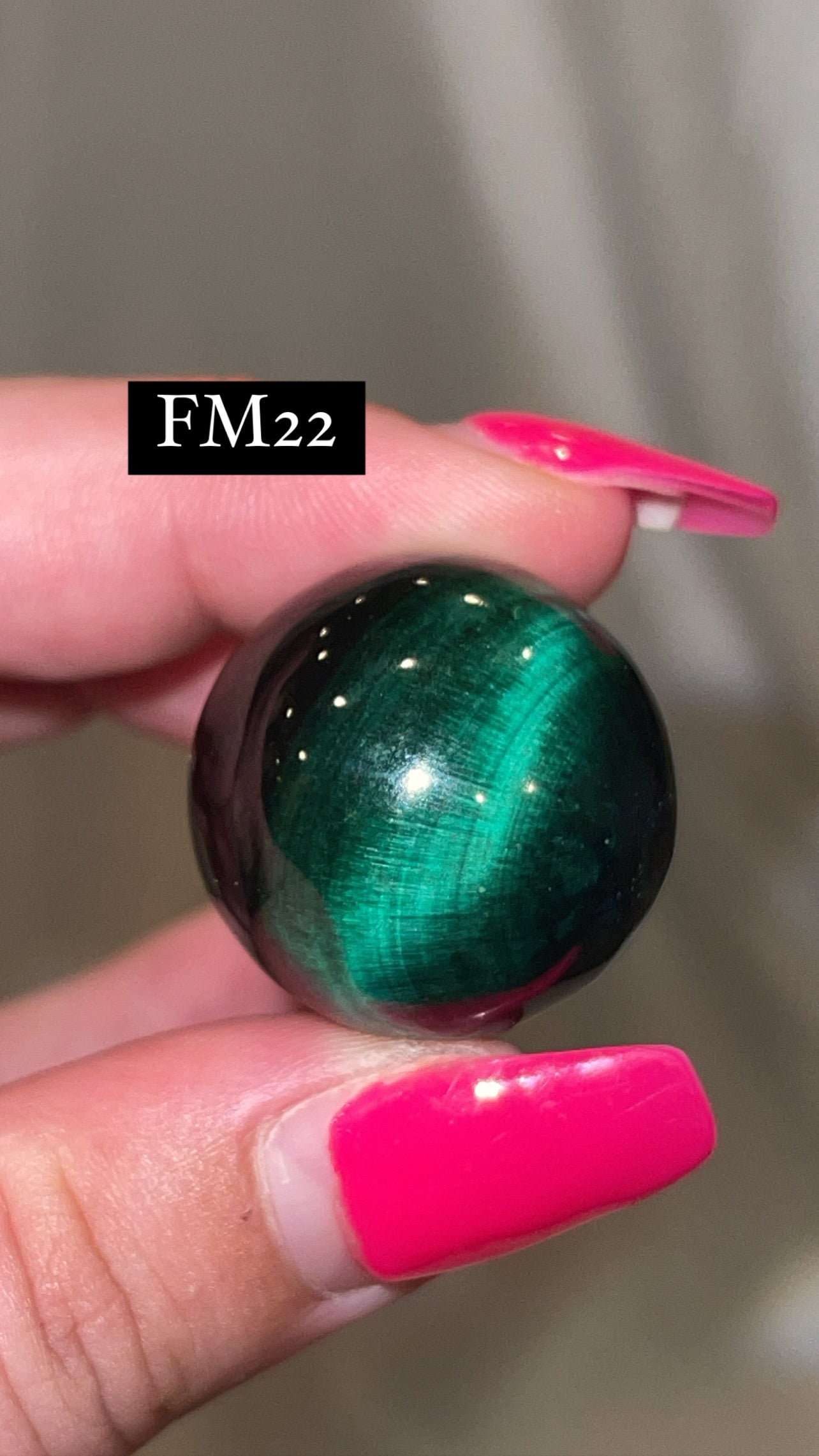 Velvet Fibrous Malachite AAA Sphere