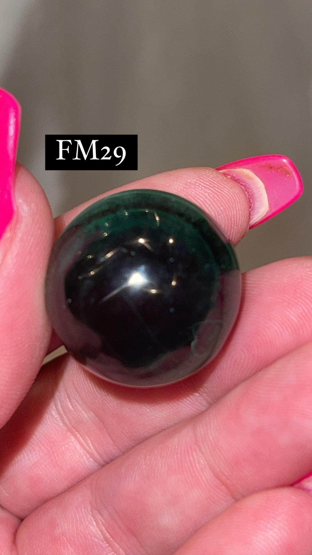 Velvet Fibrous Malachite AAA Sphere
